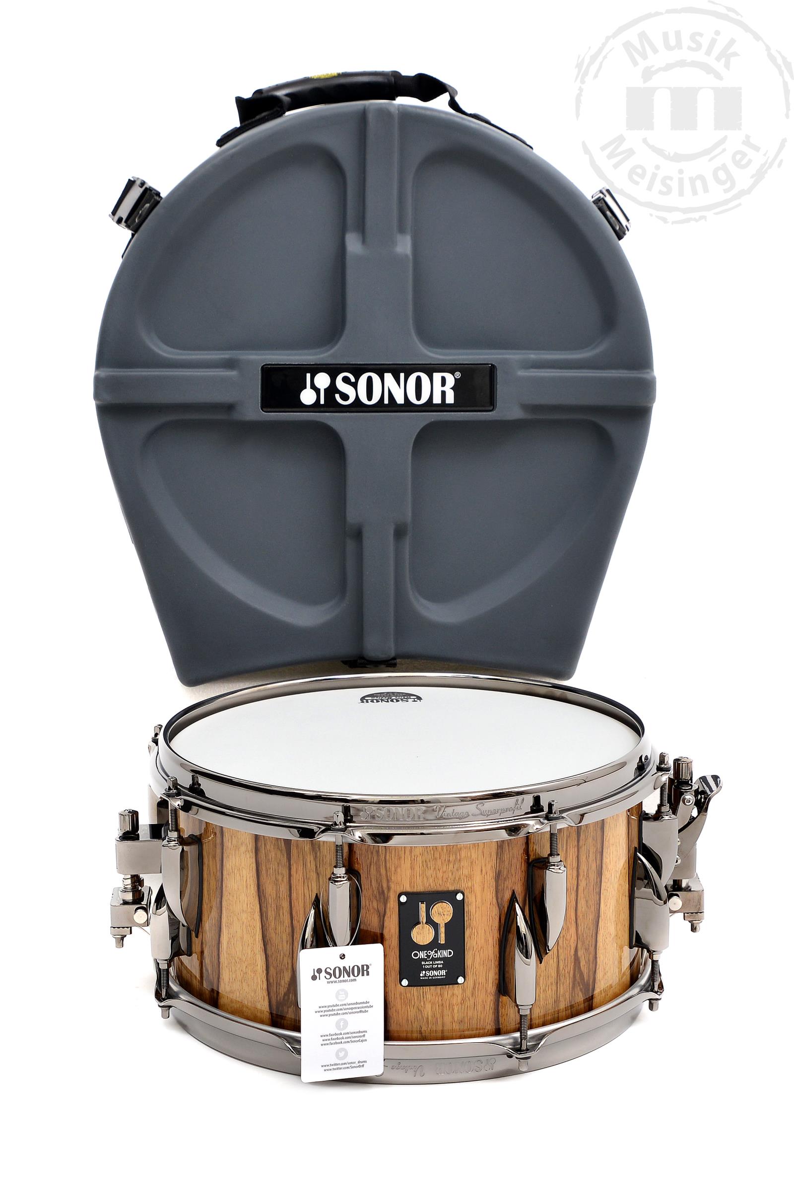 Sonor One of a Kind Snare Black Limba 13x6,5