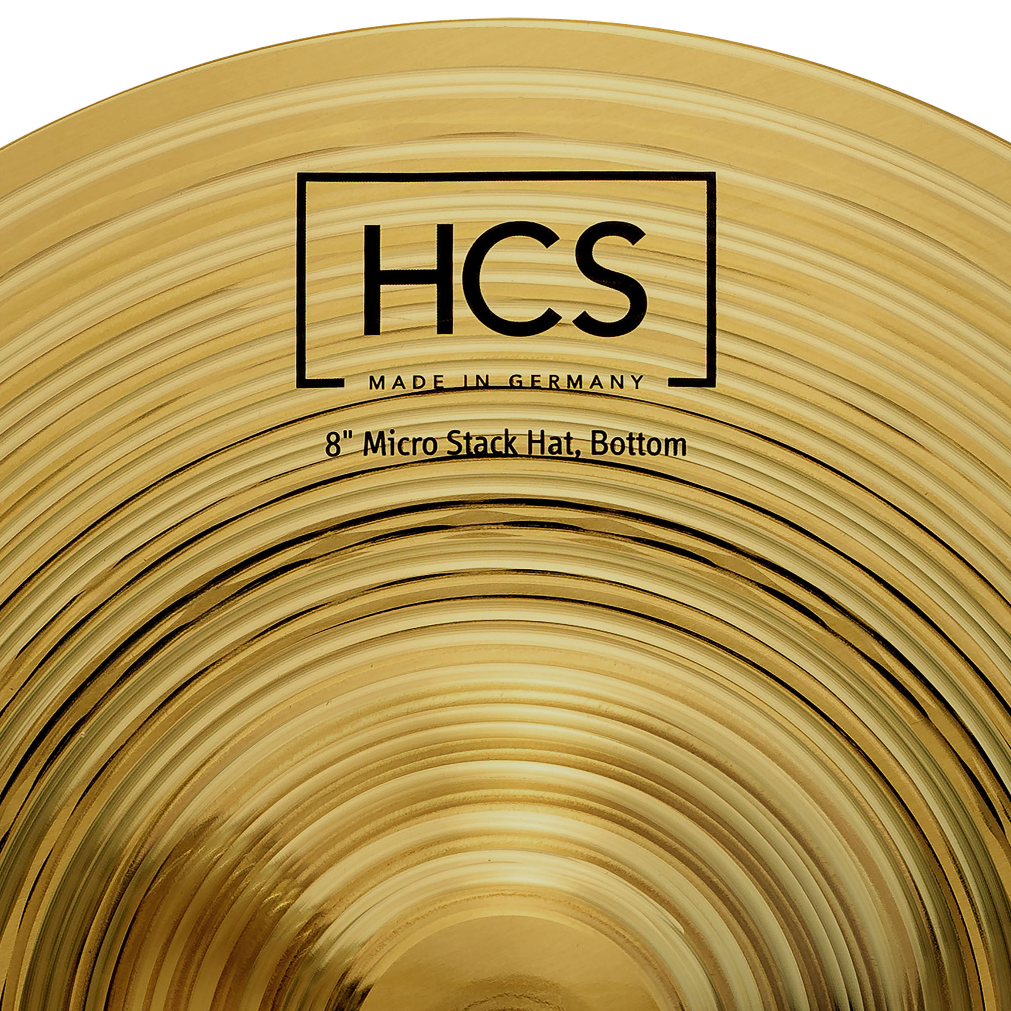 Meinl HCS8H 8" Micro Stack Hats Messing-Becken