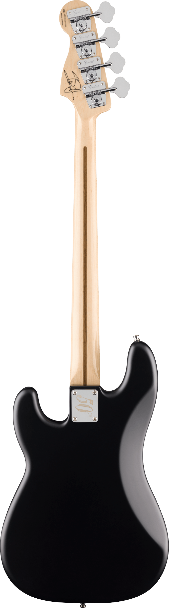 FENDER LTD 50TH ANN STV HRRS P BASS MN SATN BLK