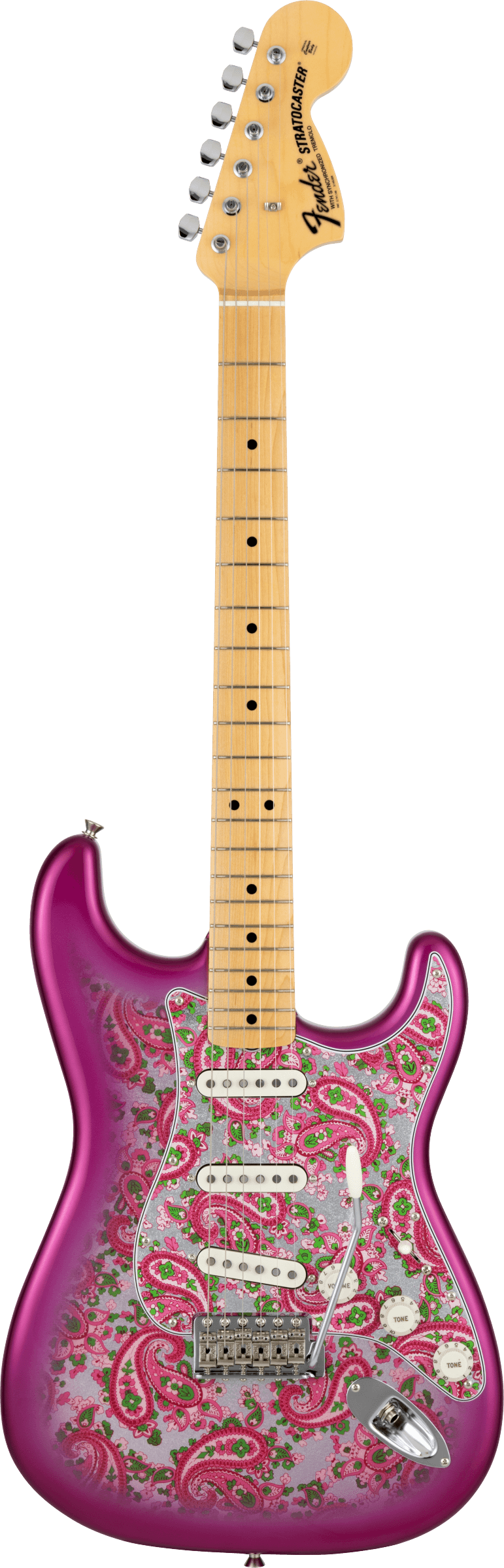 FENDER LTD STRAT MN PINK PAISLEY JP-25