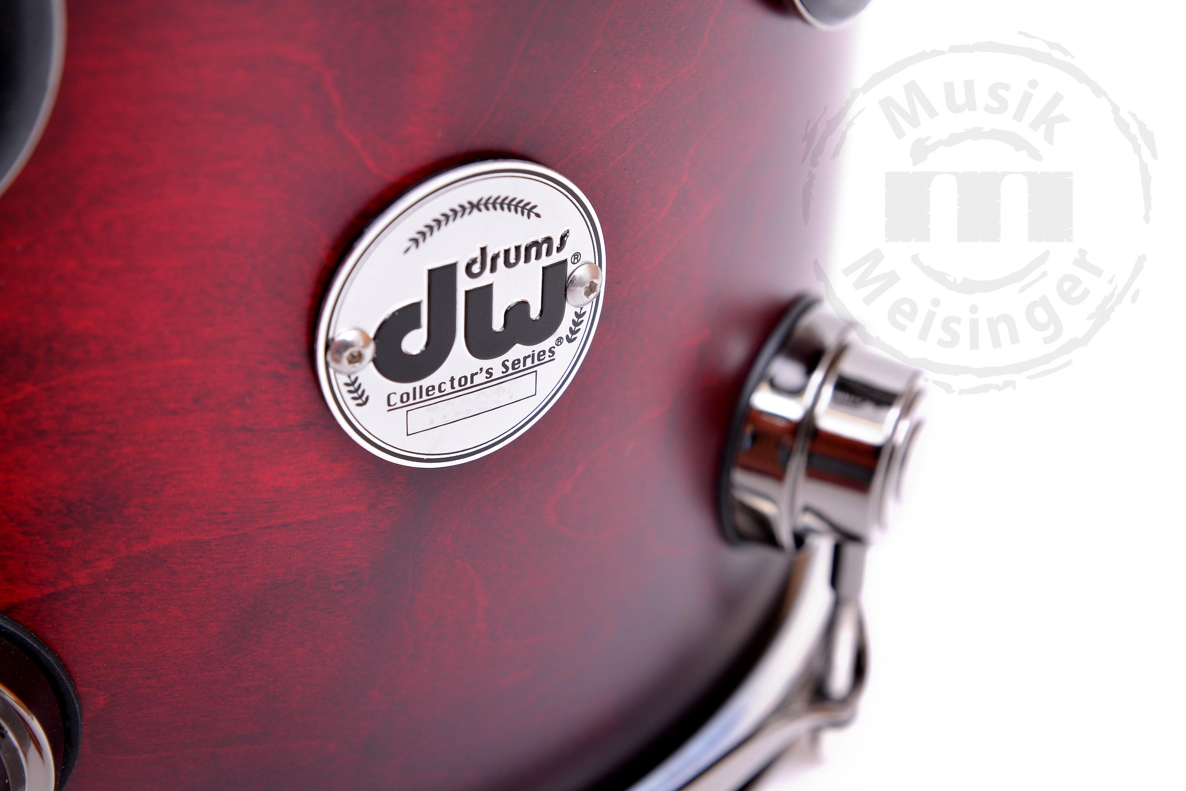 dw Collectors 22B/10T/12T/16FT Cherry to Ebony Burst