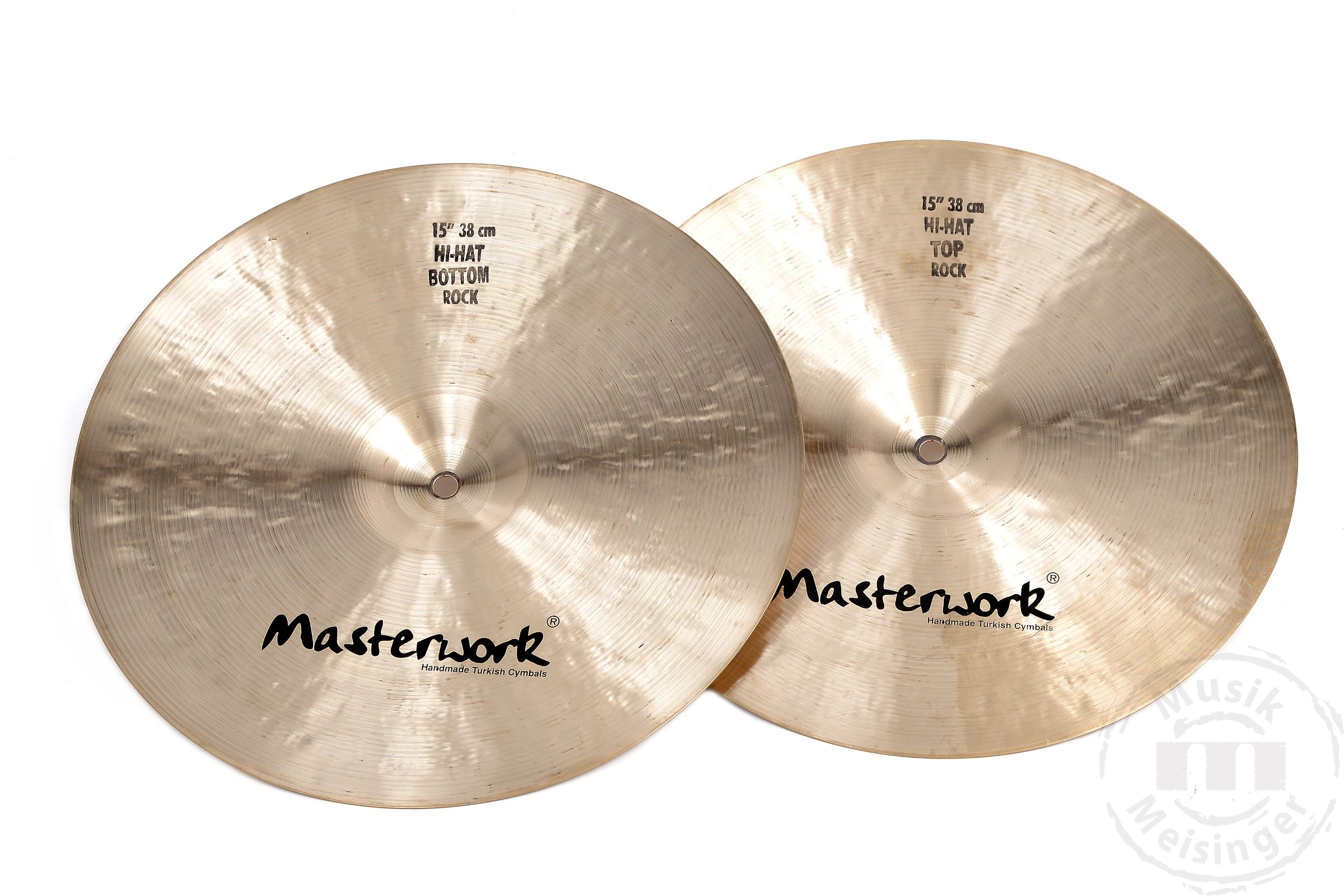 Masterwork Custom 15" Hihat Rock Paar Masterwork Custom 15" Hihat Rock Paar