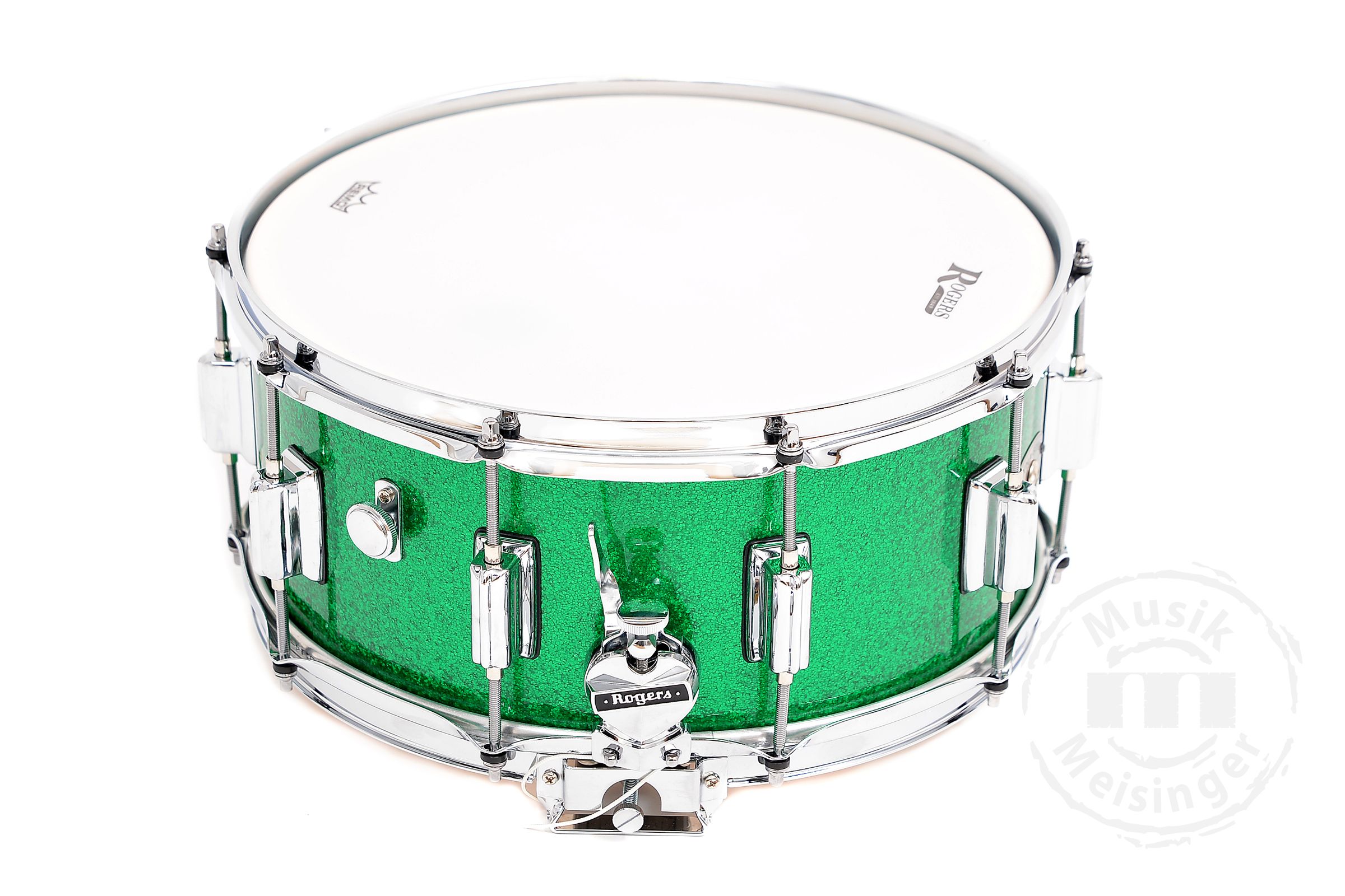 Rogers 14x6,5 Dyna-Sonic Snare Green Sparkle