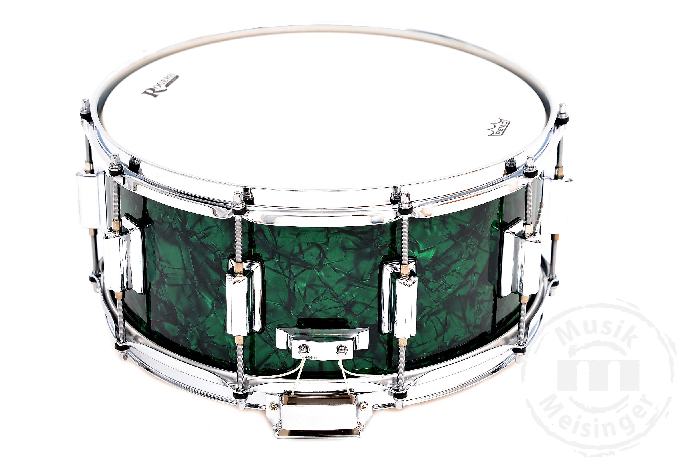 Rogers 14x6,5 Dyna-Sonic Snare Green Marine Pearl
