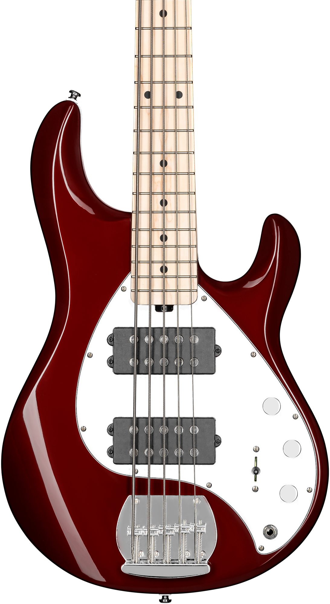 STERLING BY MUSIC MAN S.U.B. StingRay 5 MN Candy Apple Red