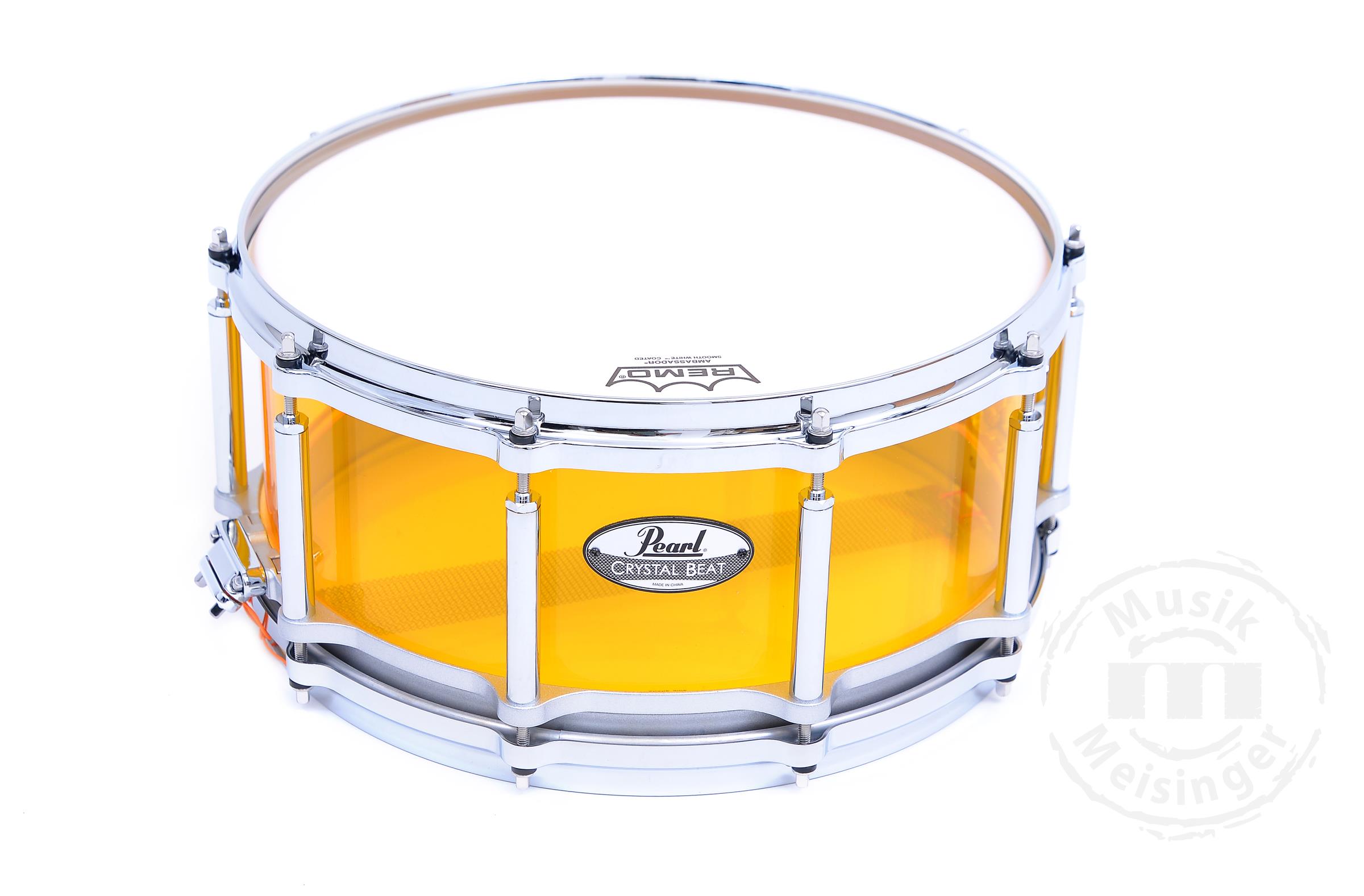 Pearl Crystal Beat Free Floating 14x6,5 Tangerine Glass