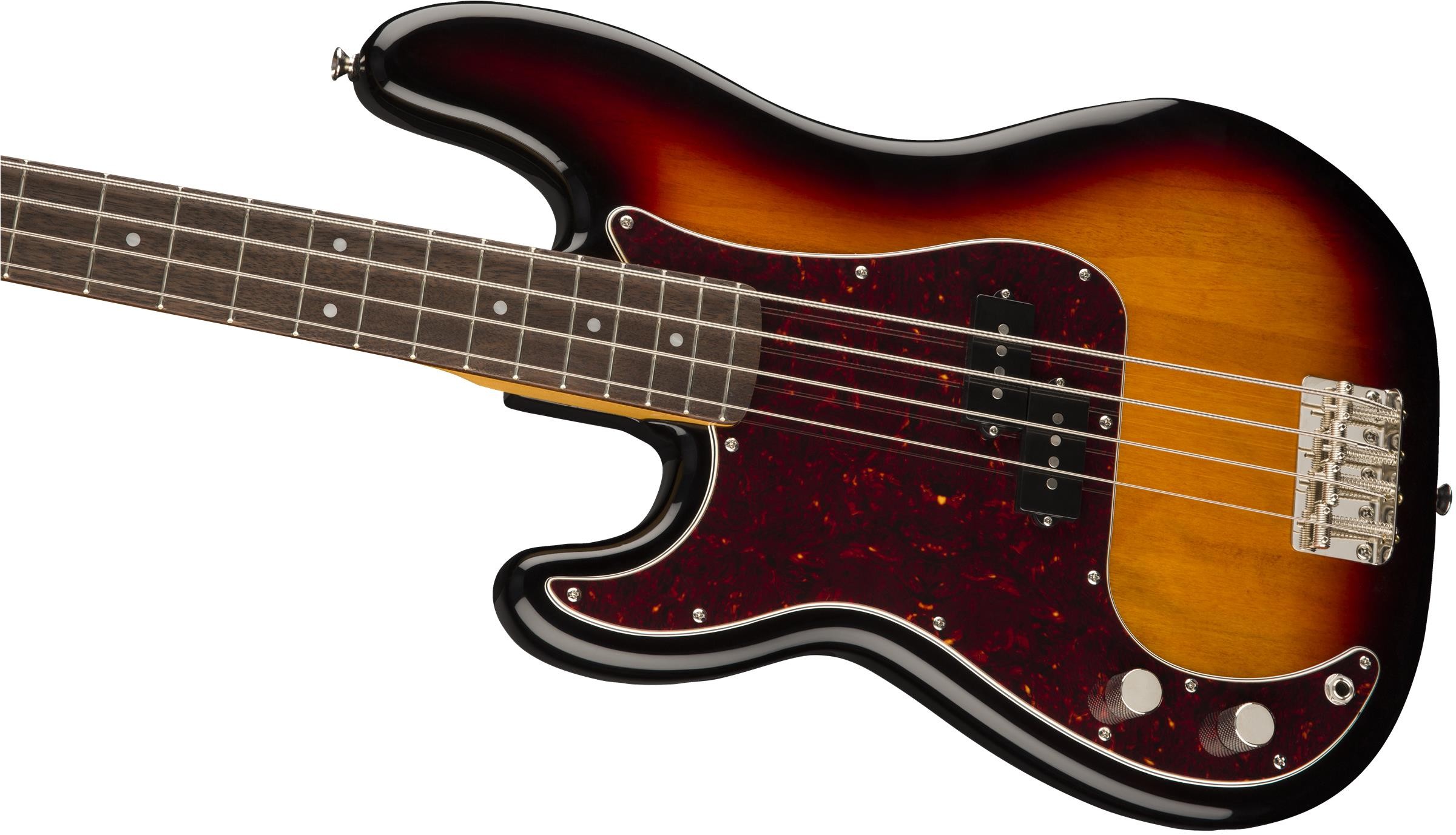 Squier Classic Vibe 60s Precision Bass LEFT 3-Color Sunburst/Laurel