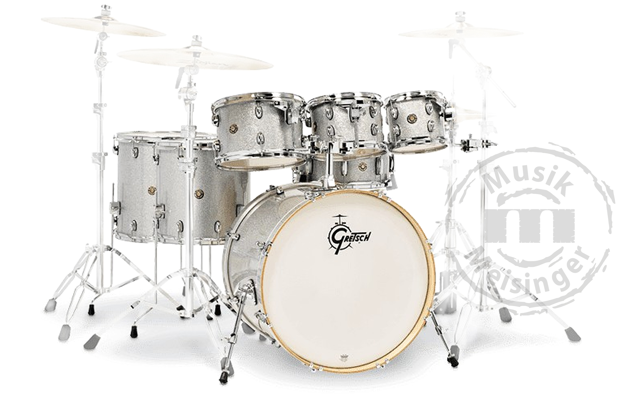 Gretsch Catalina Maple 22B/8T/10T/12T/14FT/16F/14S Silver Sp