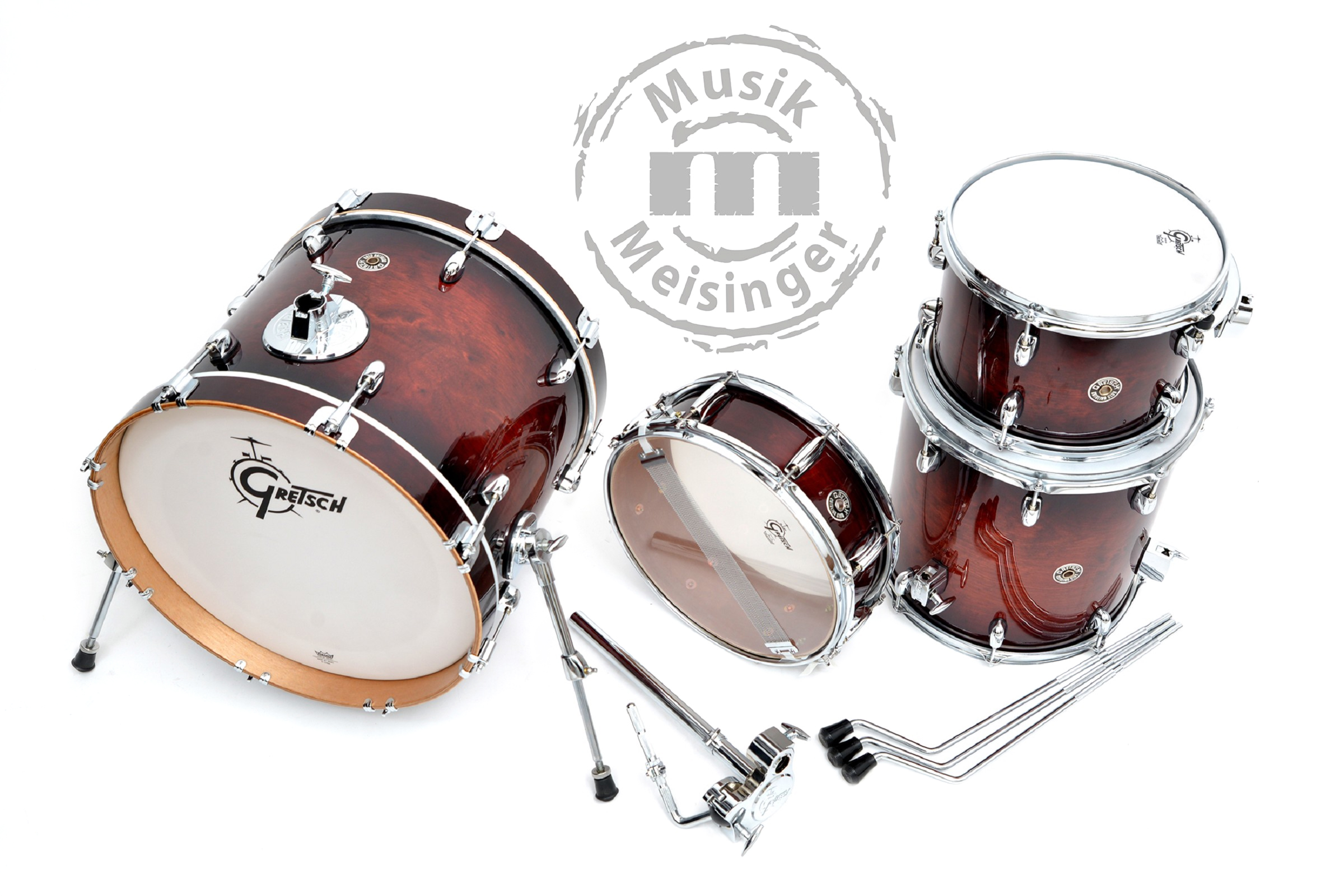 Gretsch Catalina Club 22BD/12T/16FT/14x6,5SD Gloss Antique Burst