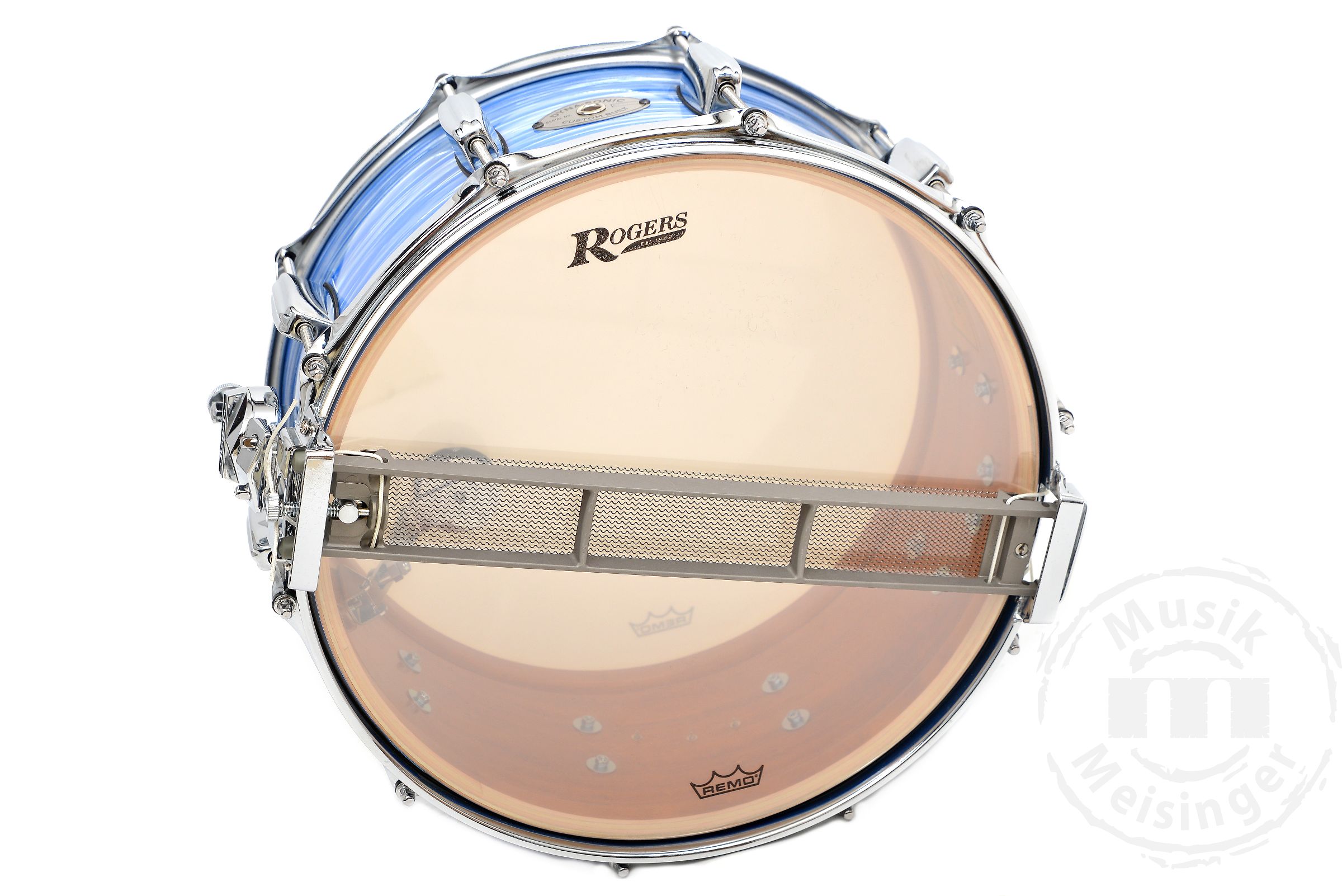 Rogers 14x6,5 Dyna-Sonic Snare Blue Ripple Rogers 14x6,5 Dyna-Sonic Snare Blue Ripple