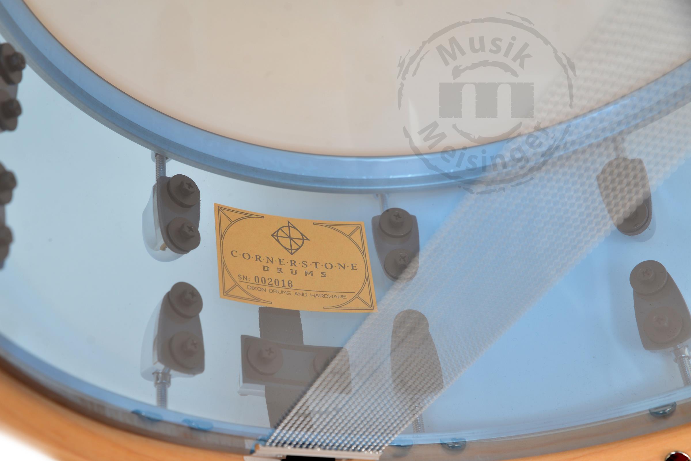 Dixon Cornerstone 14x6,5 Snare See-Through Blue A Dixon Cornerstone 14x6,5 Snare See-Through Blue A