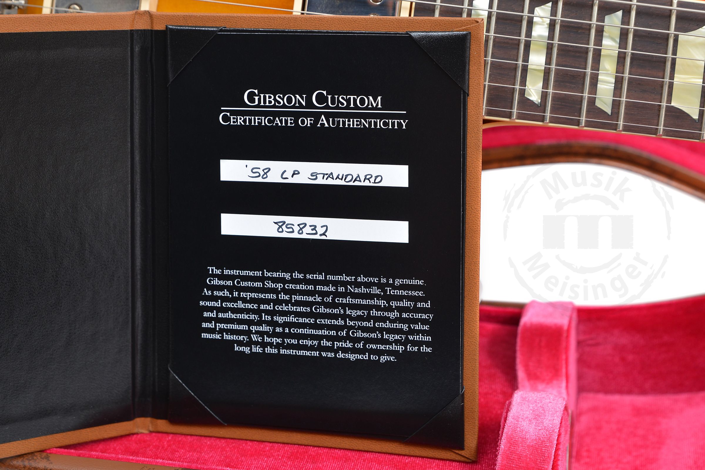 GIBSON 1958 Les Paul Standard Reissue VOS Bourbon Burst