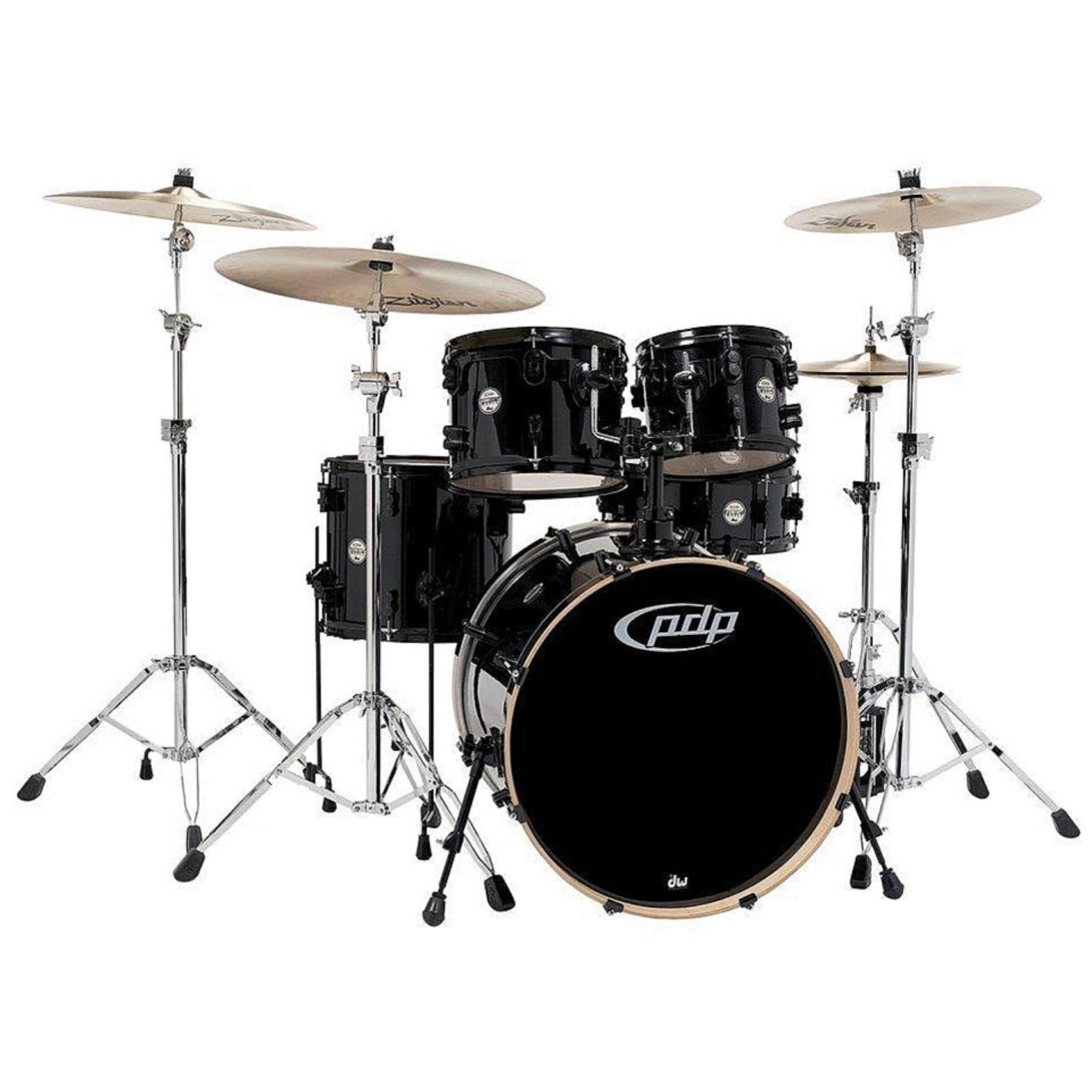 PDP Concept Maple 20B/10T/12T/14FT/14S Pearlescent Black + Hw 900