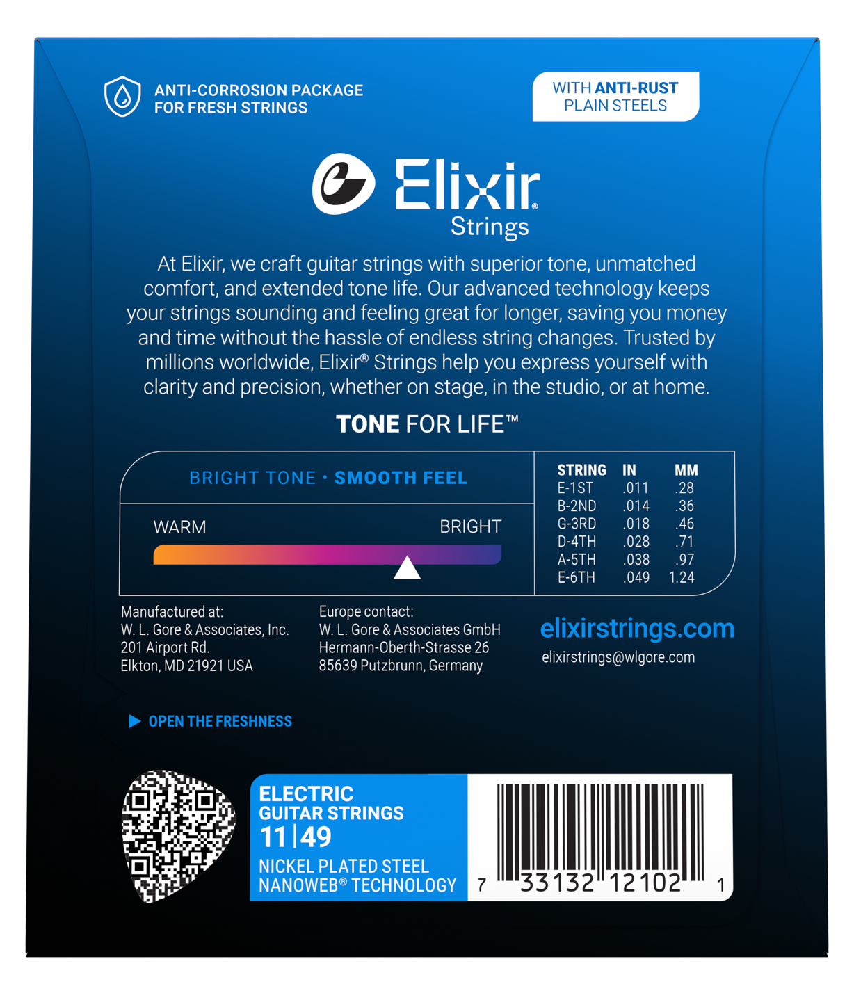 ELIXIR NANOWEB MEDIUM ELECTRIC