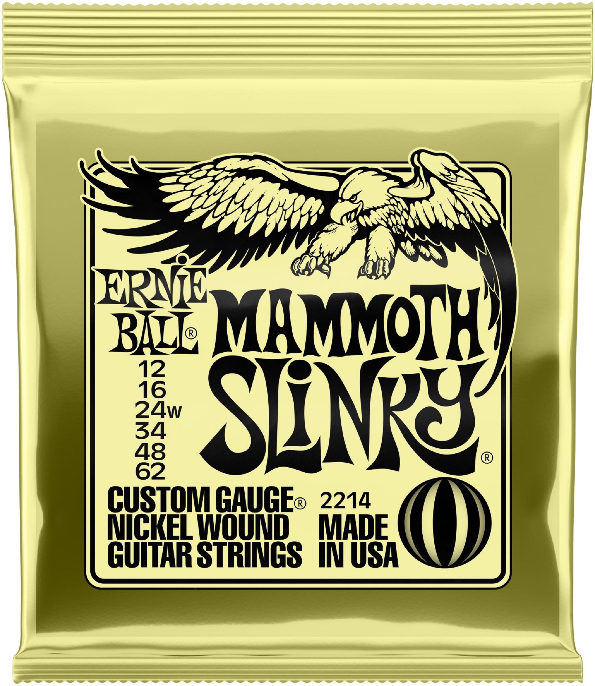 Ernie Ball 2214 Mammoth Slinky 12-62 (G-WOUND)