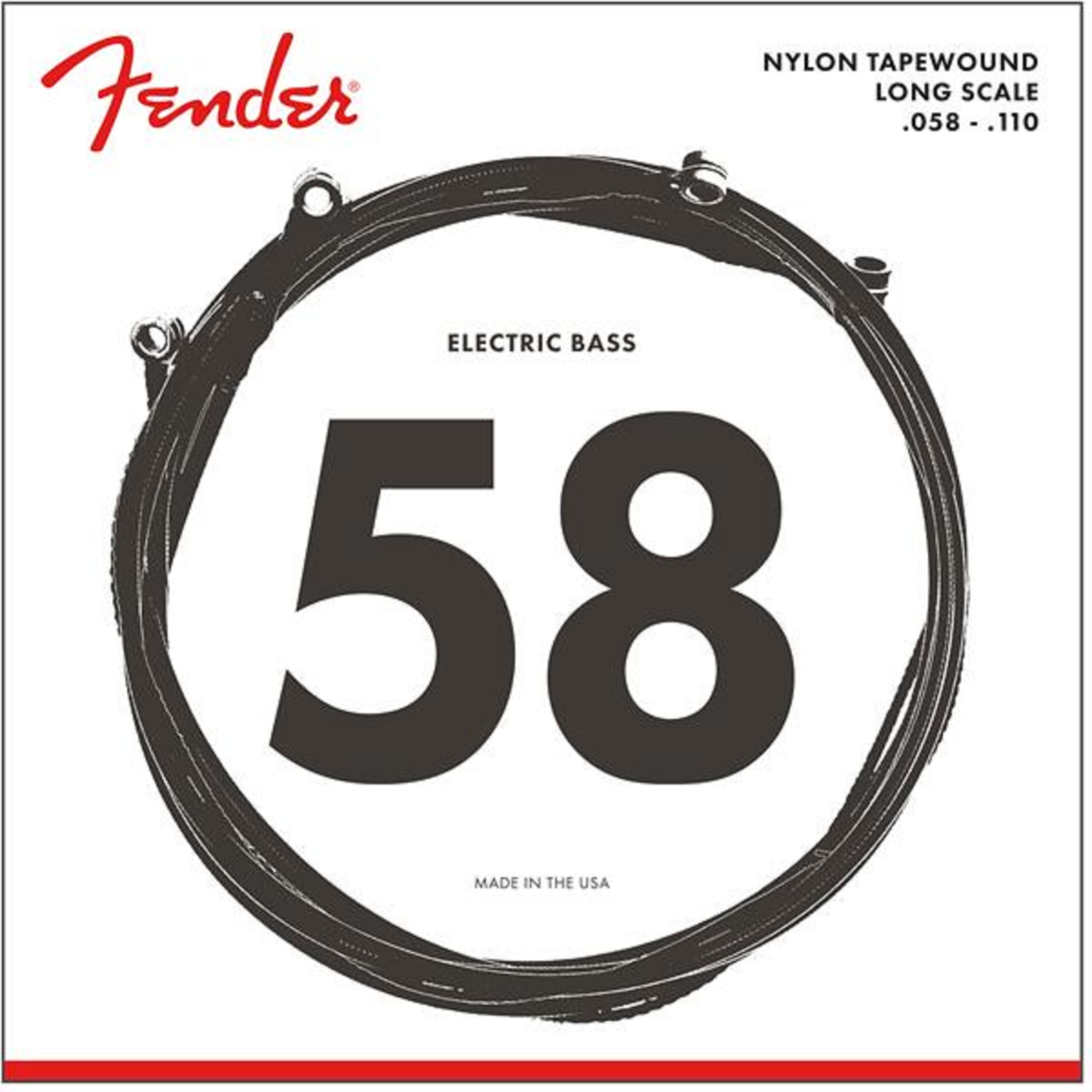 FENDER NYLON TAPE WOUND 9120 58-110