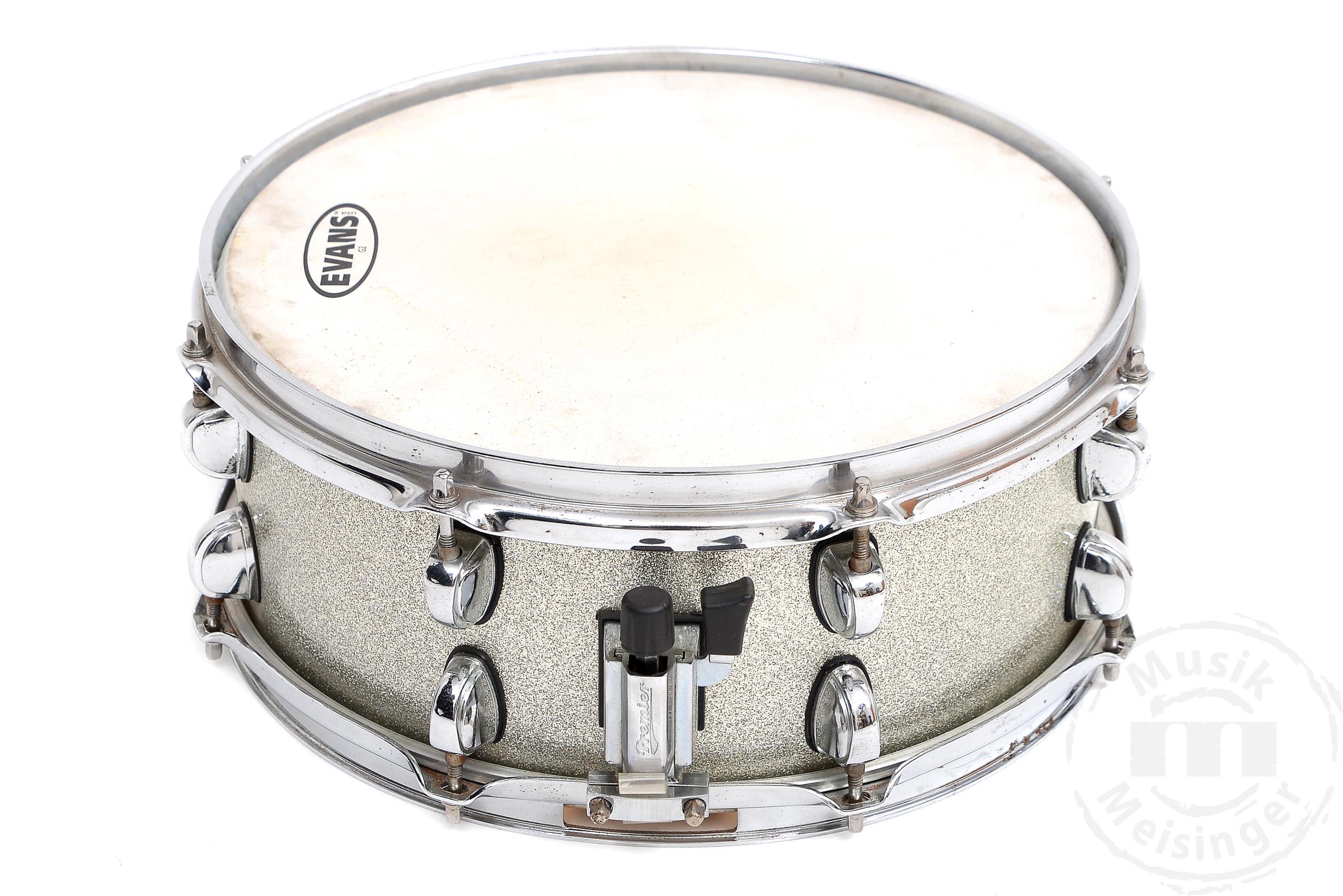 Premier Artist Birch 13x5 Snare Silver Sparkle Premier Artist Birch 13x5 Snare Silver Sparkle