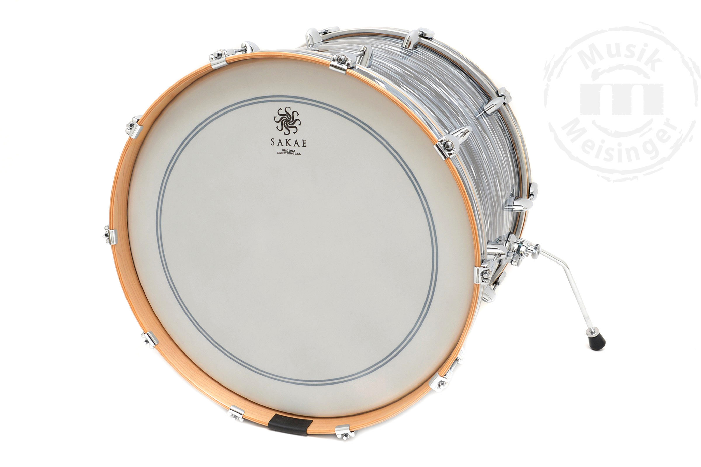 SAKAE Trilogy Bassdrum 22x14 Black Oyster Pearl