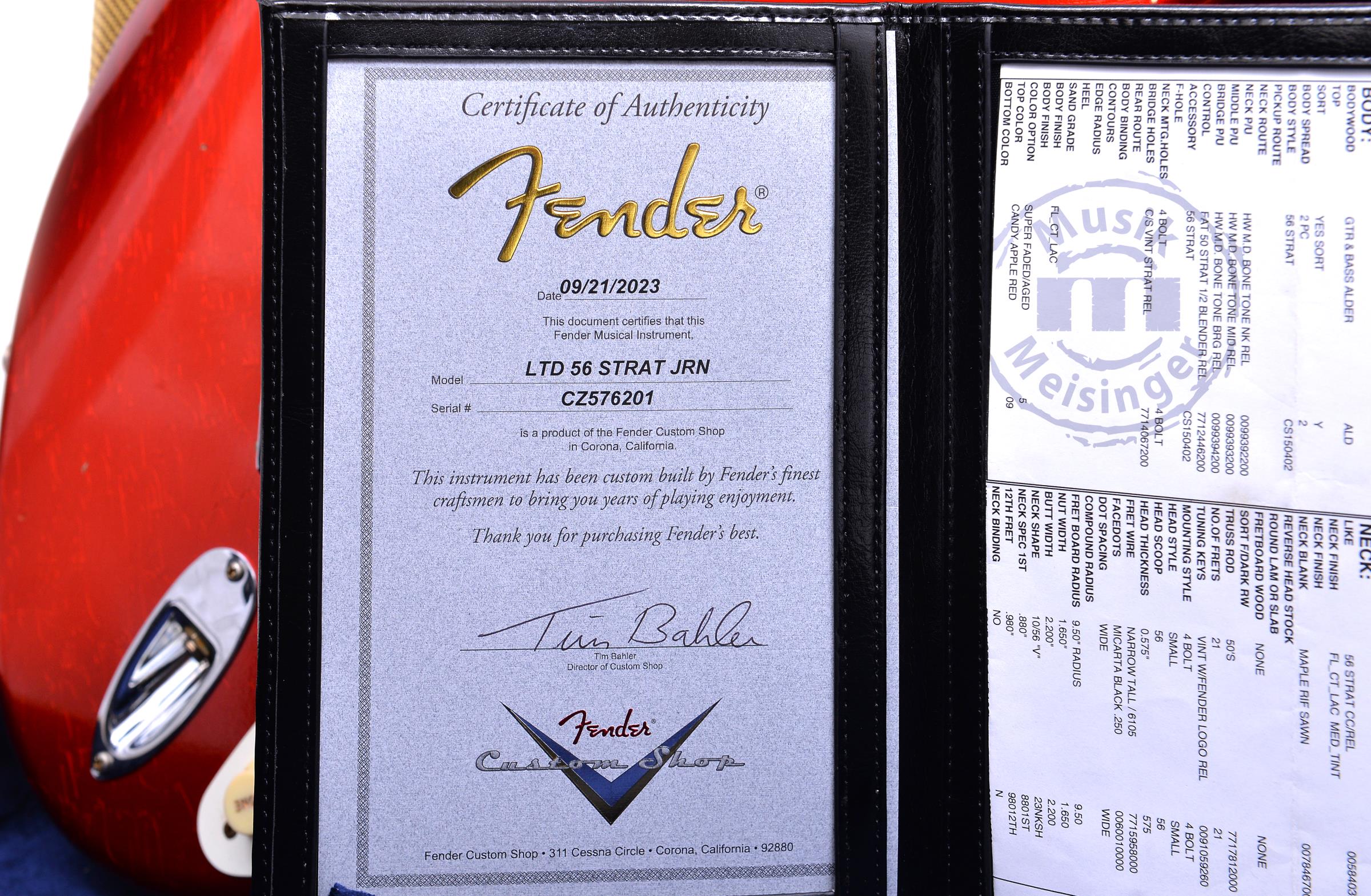 FENDER F22 LTD 56 STRAT JRN - SFACAR