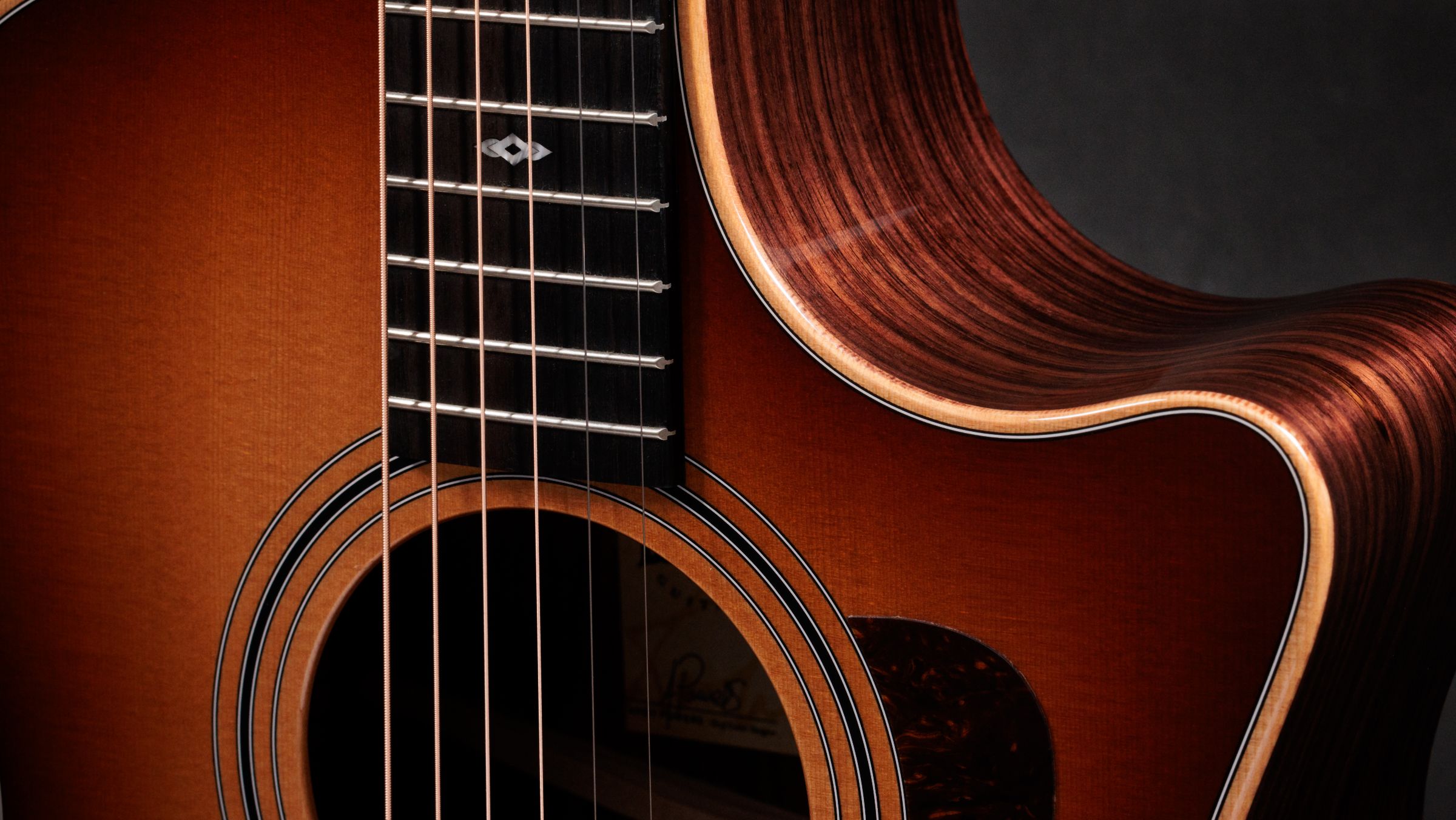 TAYLOR Sunset Blvd 414ce Studio SEB,Rosewood/Sitka