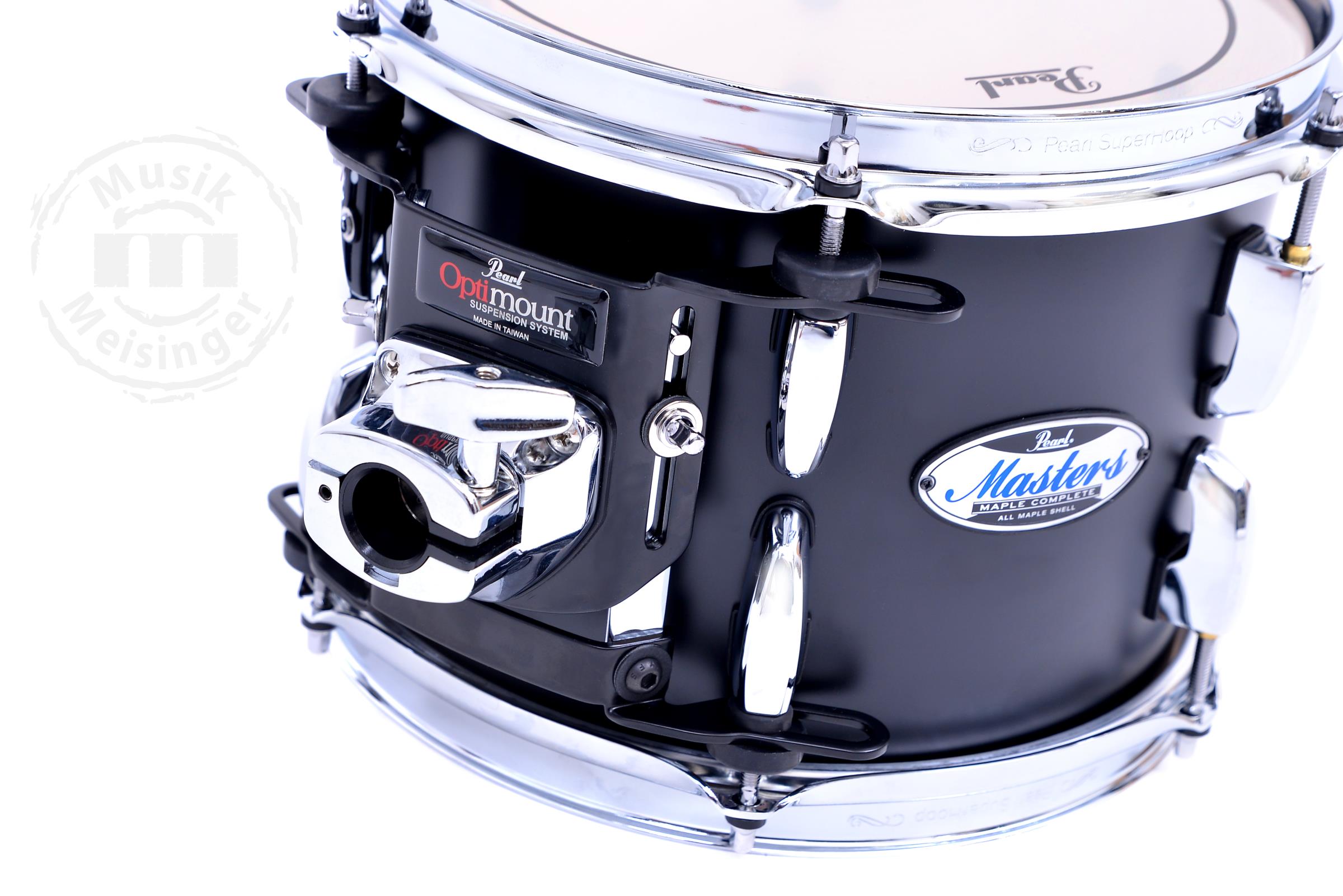 Pearl Masters MCT 12"x8" Tom Tom Matte Caviar Black