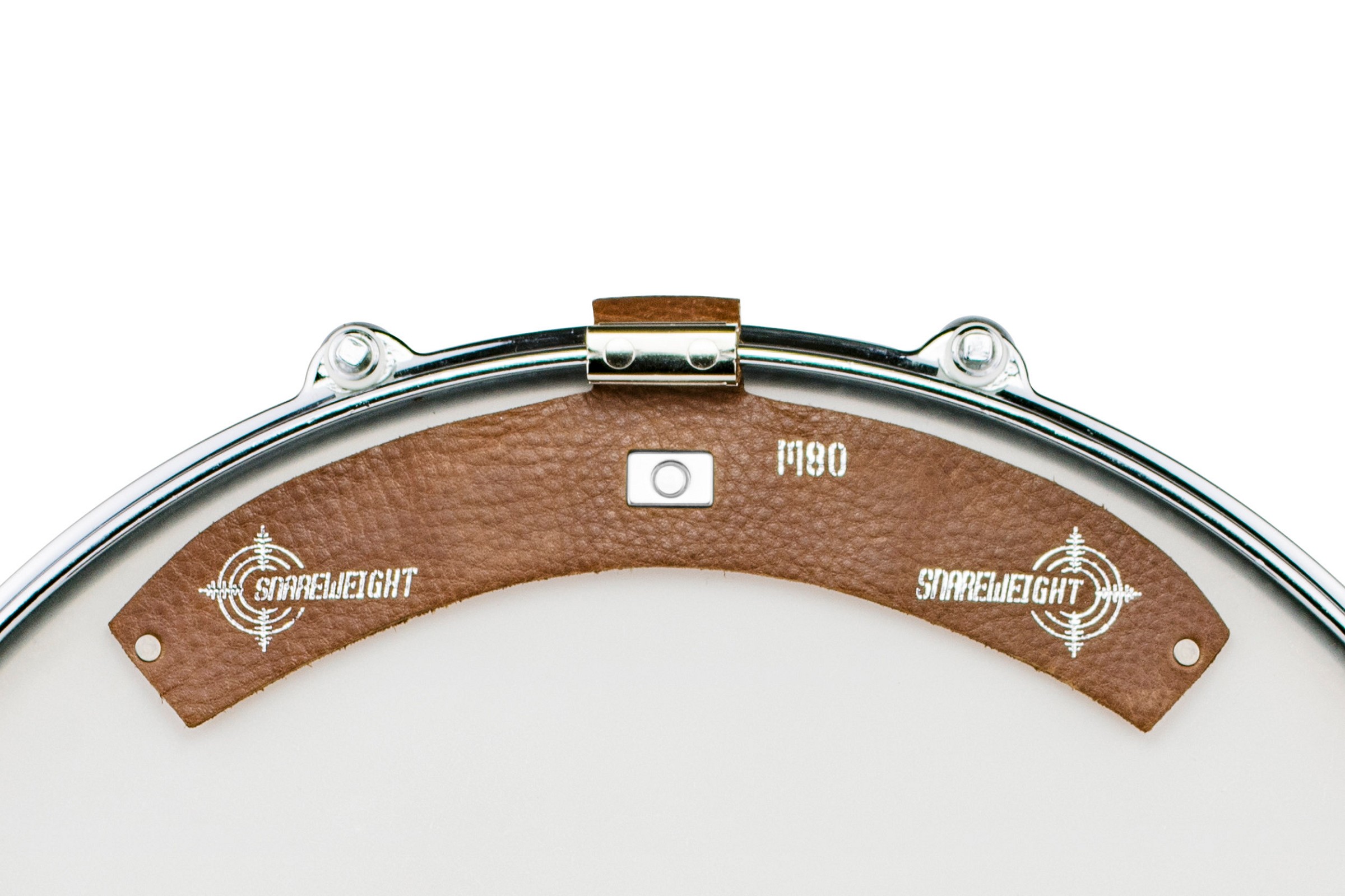 Snareweight M80 Magnetic Drumdämpfer brown Leder