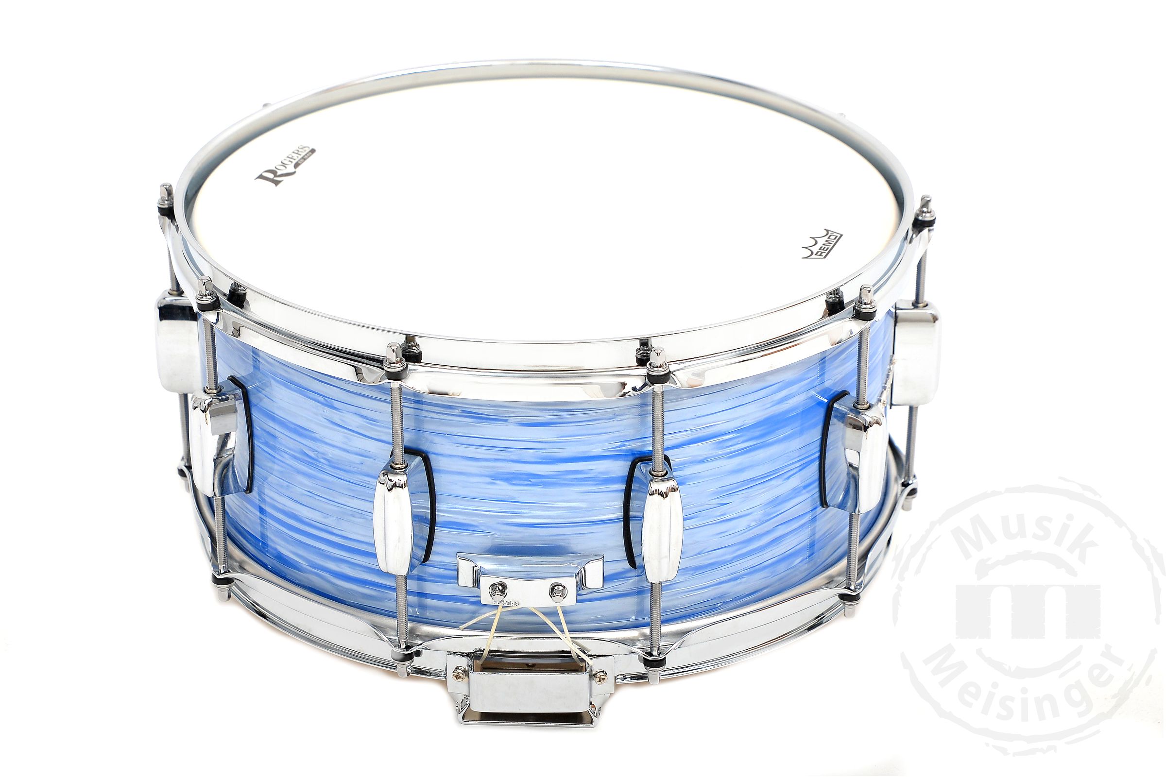 Rogers 14x6,5 Dyna-Sonic Snare Blue Ripple Rogers 14x6,5 Dyna-Sonic Snare Blue Ripple