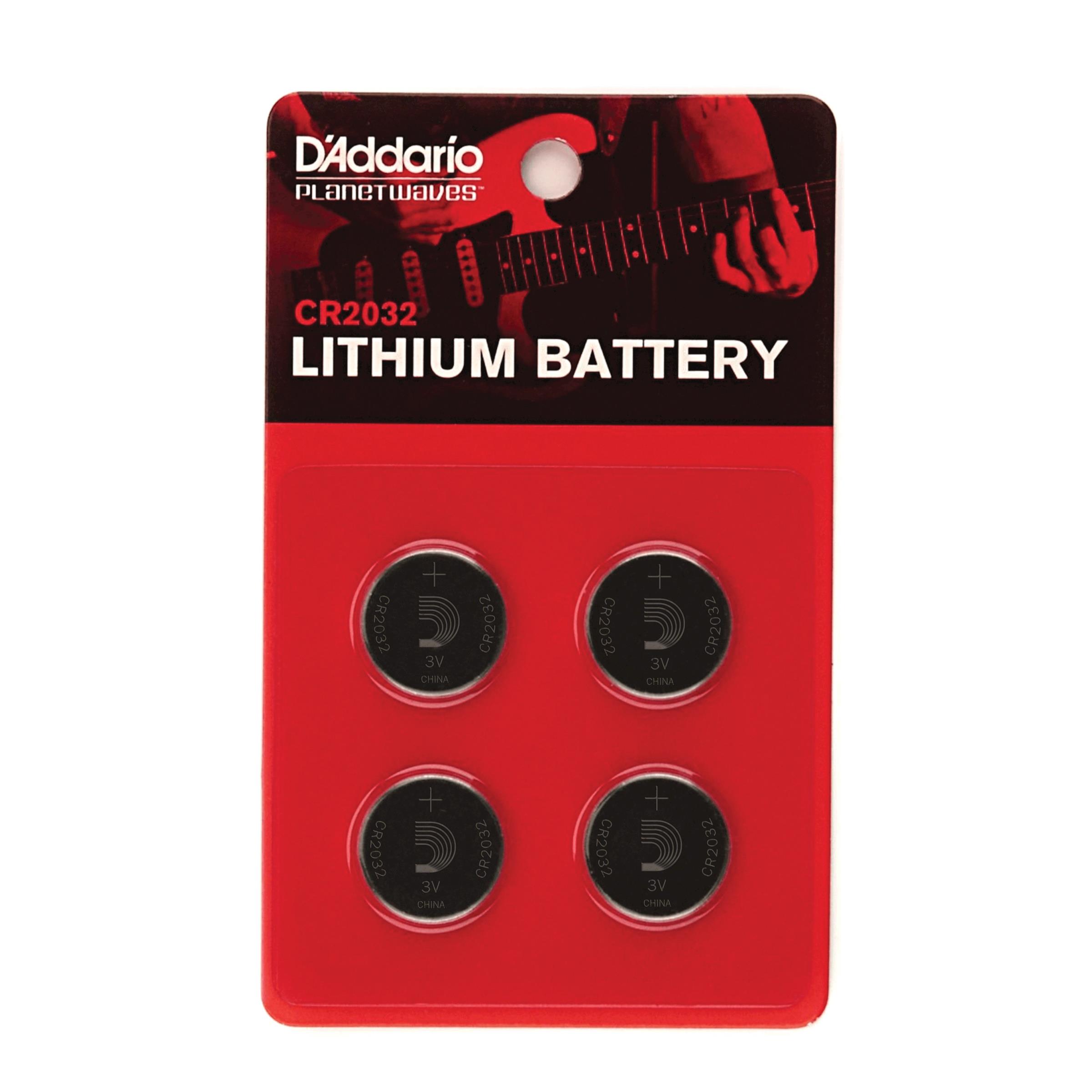 DAddario Lithium Battery, 4-pack