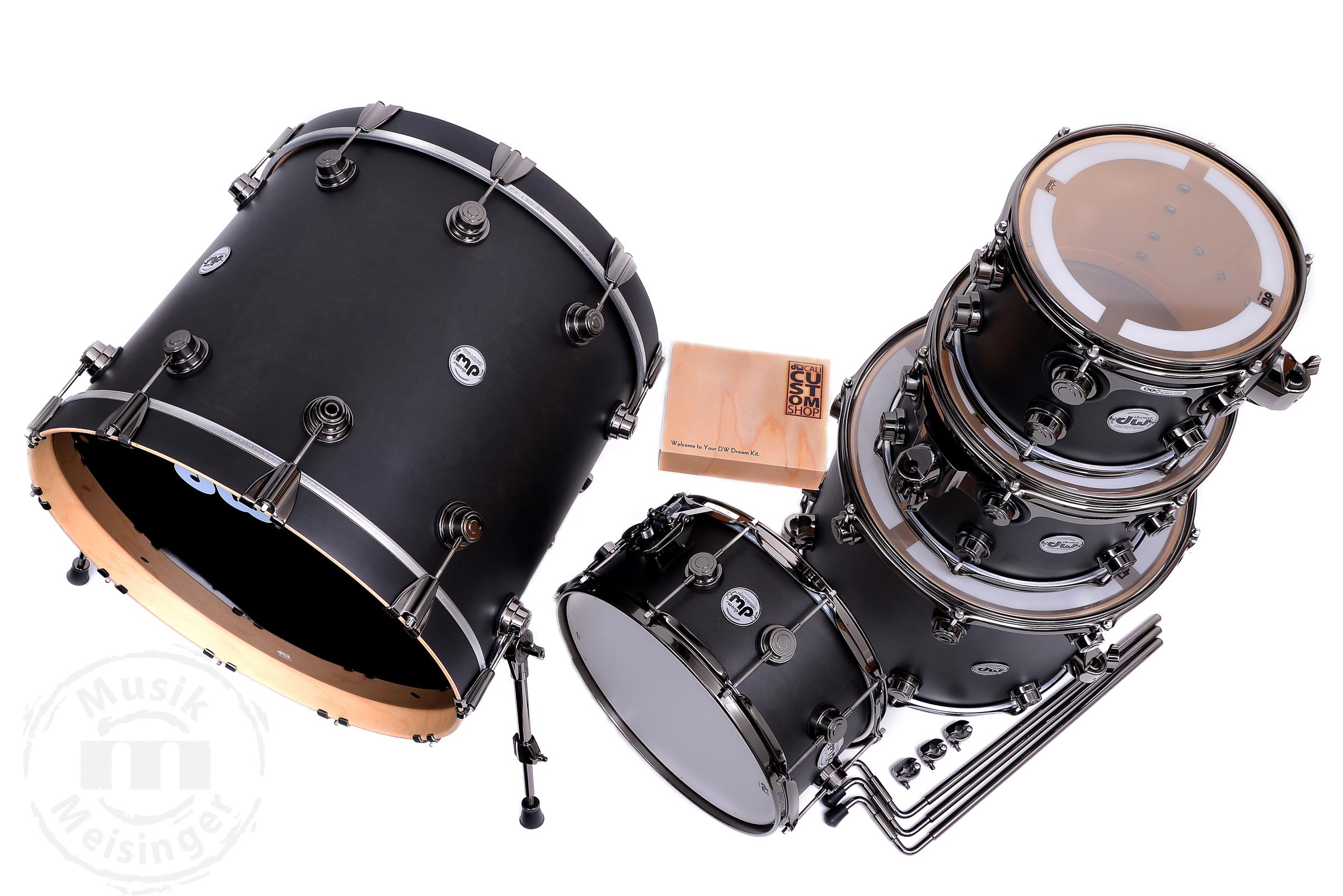 dw Collectors 22B/10T/12T/16FT/14SD  Ebony Satin Oil