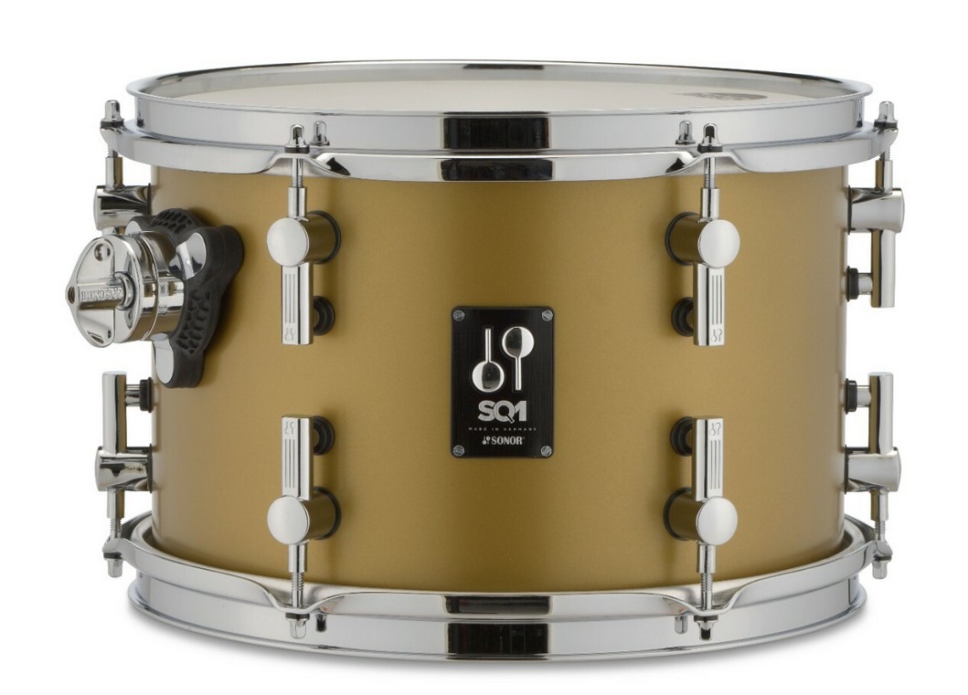 Sonor SQ1 12x8 Tom Tom Satin Gold Metallic