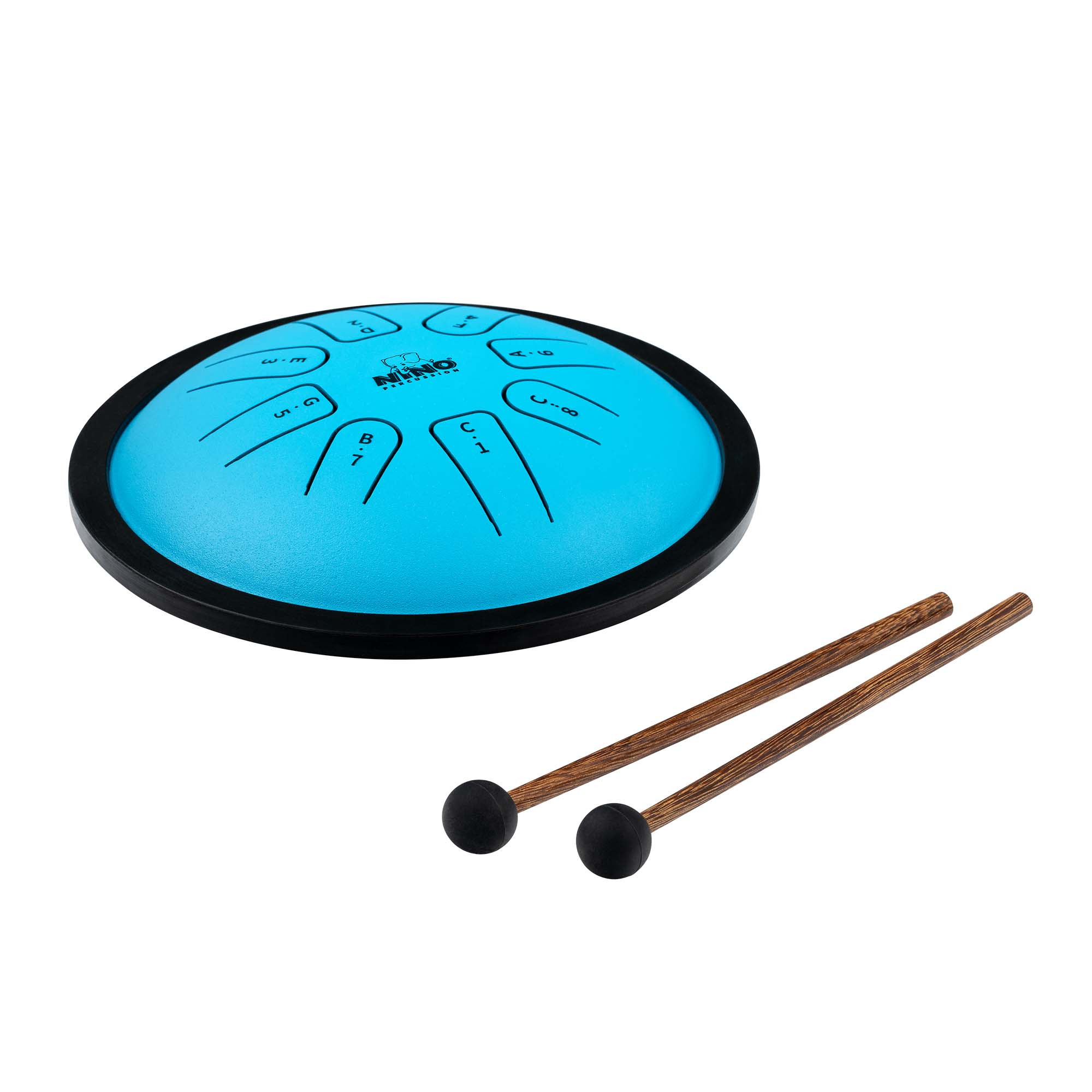 Nino NINO981 Small Steel Tongue Drum Blue