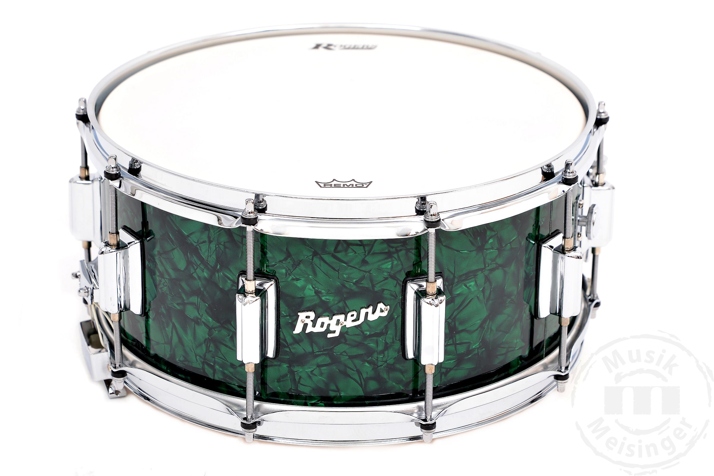 Rogers 14x6,5 Dyna-Sonic Snare Green Marine Pearl