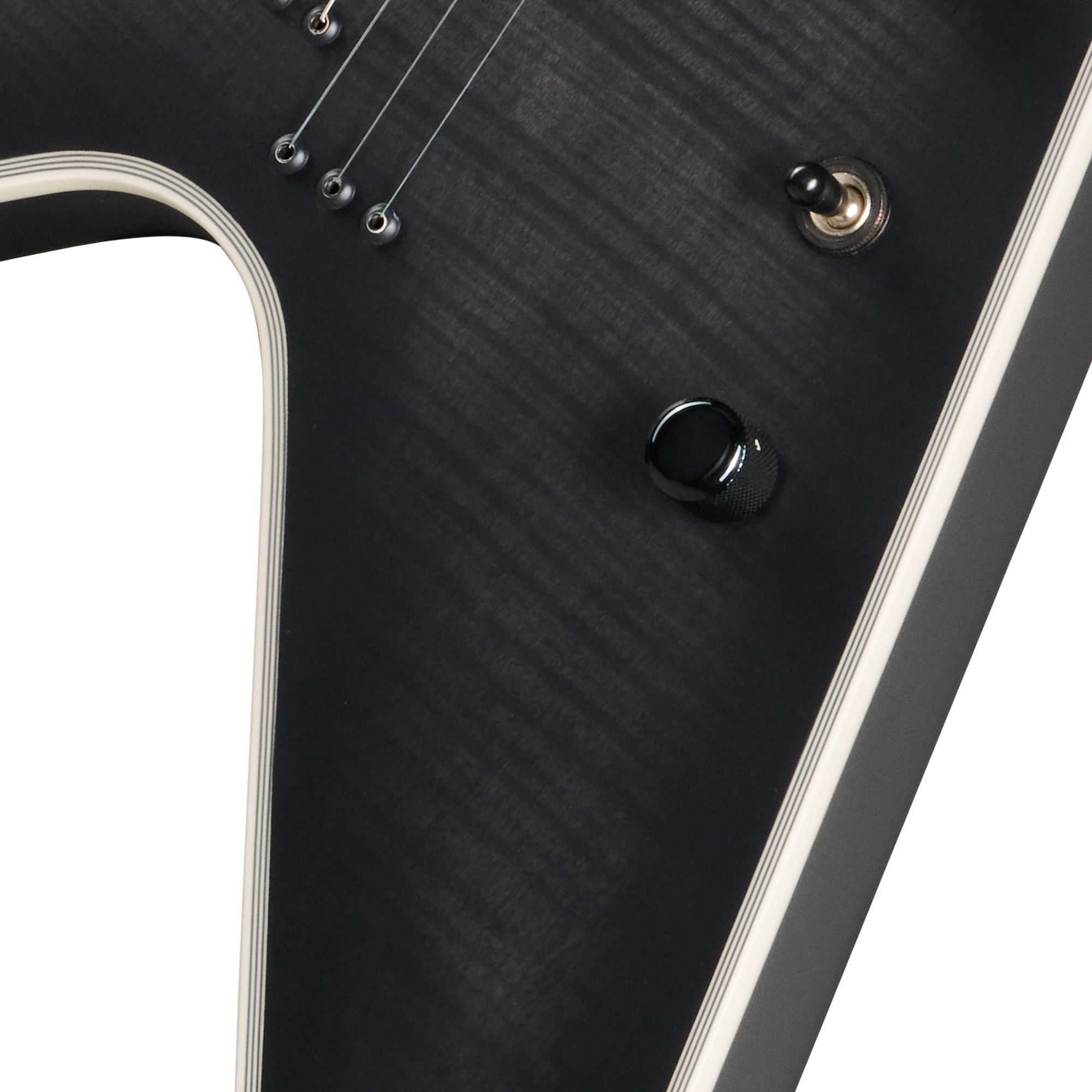 EPIPHONE Prophecy Flying V Obsidian Storm Satin