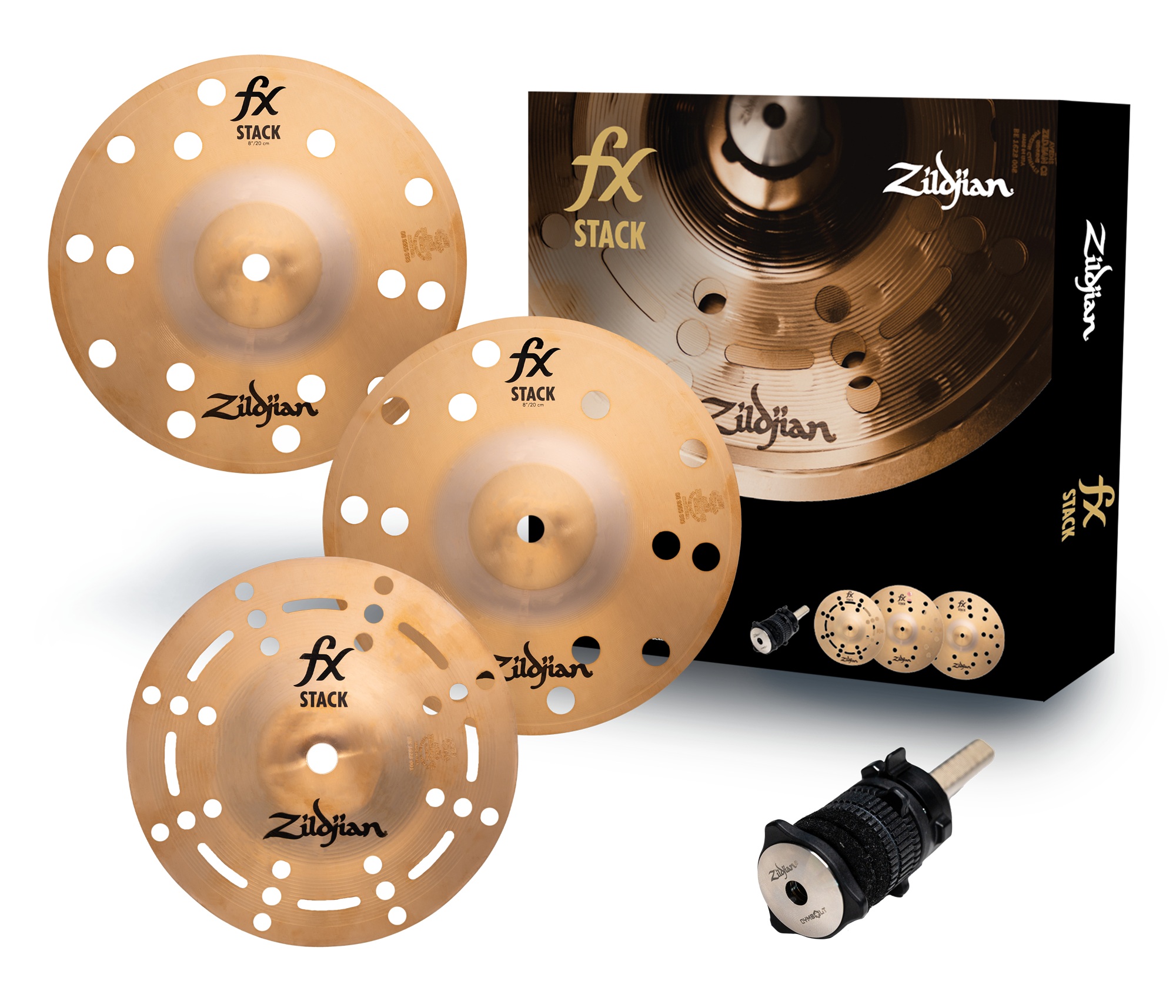 Zildjian Effect FX 8" Stack traditional mit Cymbolt