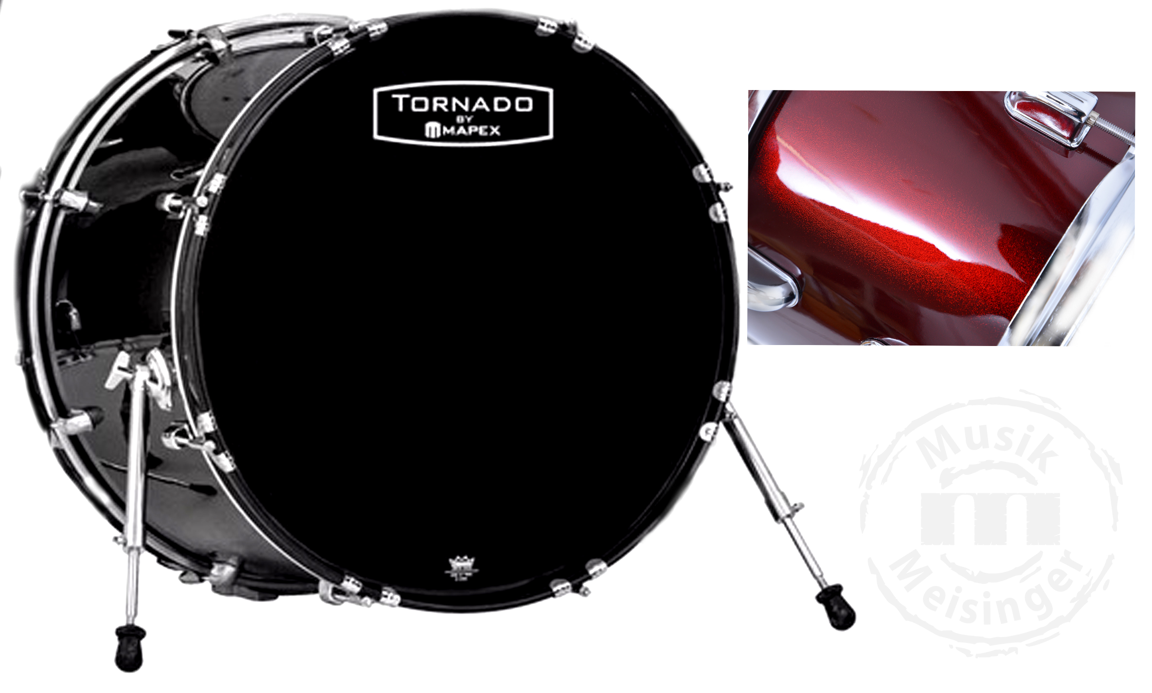 Mapex Tornado 20x16 BD Dark Red