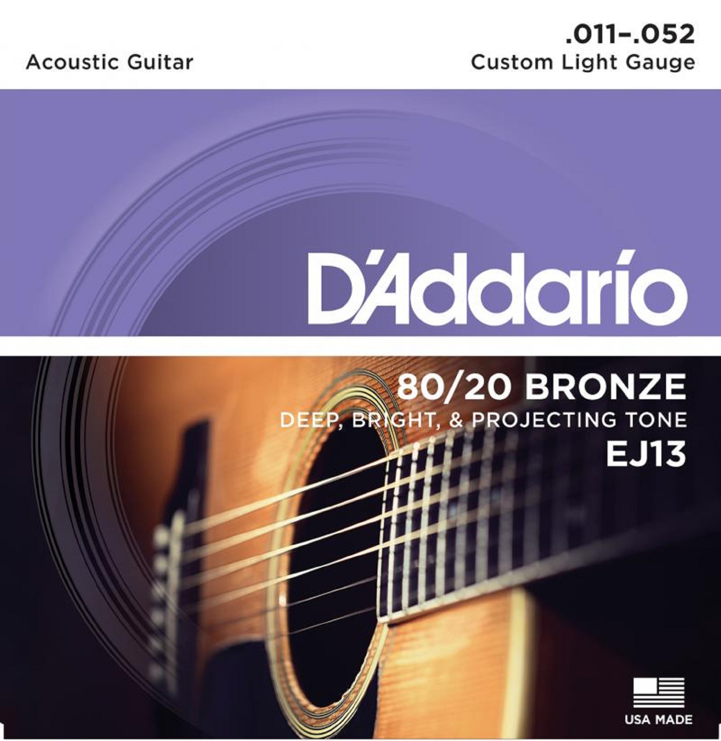 DAddario EJ13 011-052 80/20 Bronze