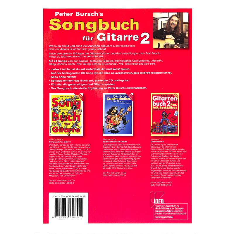 Songbuch für Gitarre II