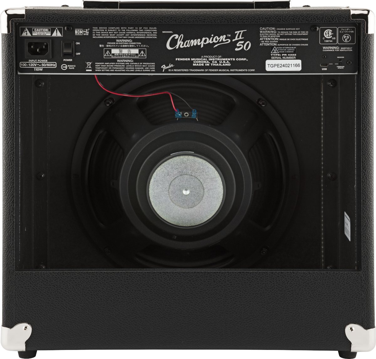 FENDER CHAMPION II 50 230V EU FENDER CHAMPION II 50 230V EU