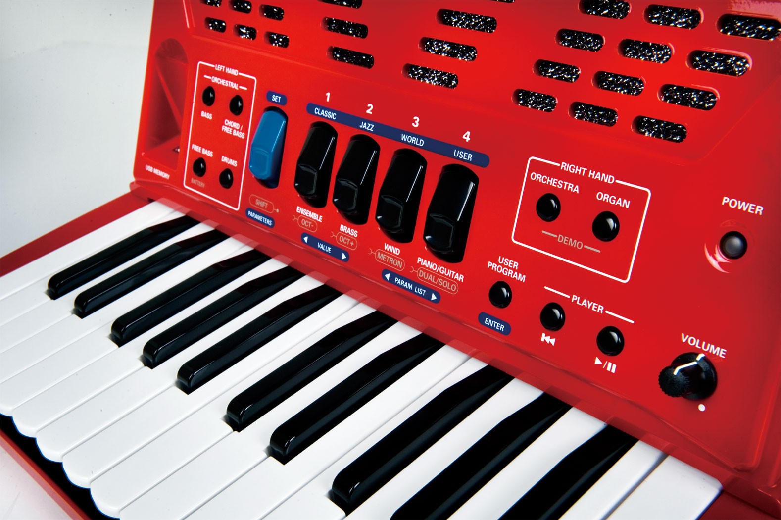 Roland FR-1X RD 72Bass Akkordeon 2x7Watt