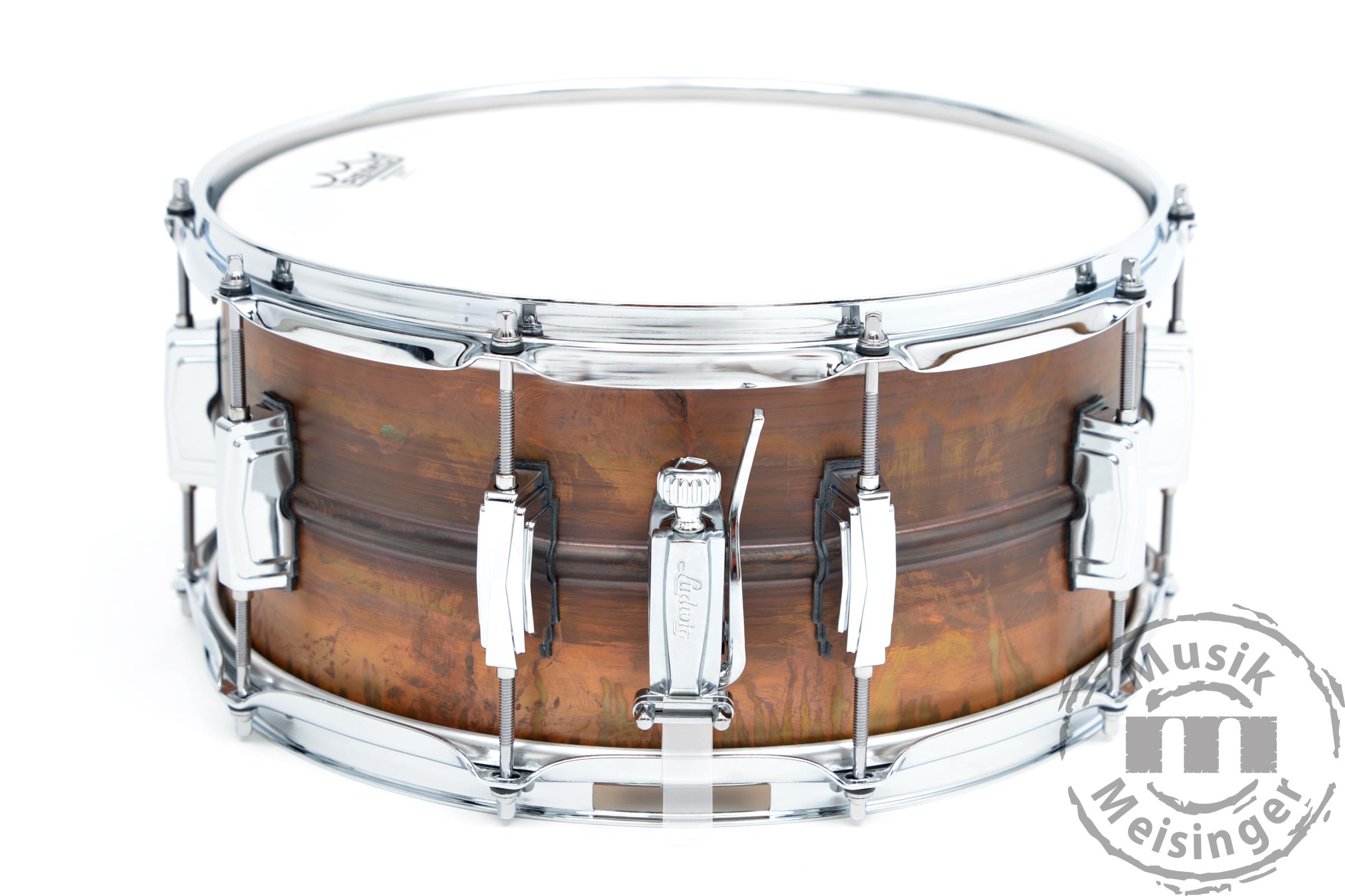 Ludwig LC663 Copperphonic Raw Snare 14x6,5