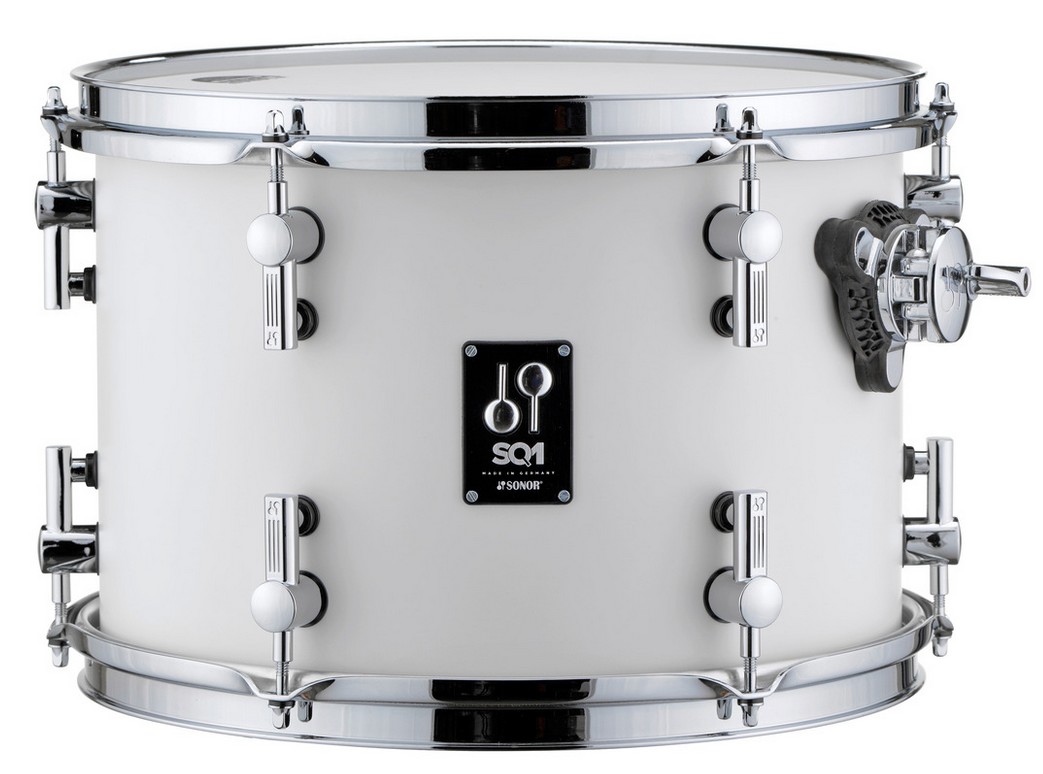 Sonor SQ1 12x8 Tom Tom Satin Pure White