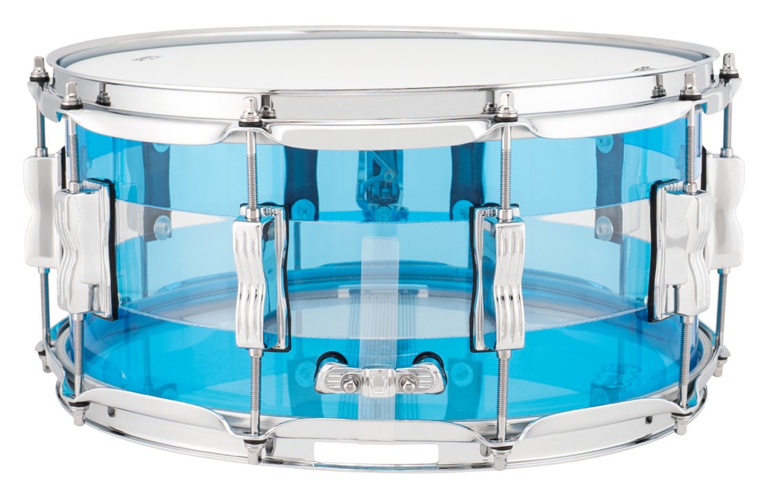 Ludwig Vistalite Blue/Clear 14x6,5