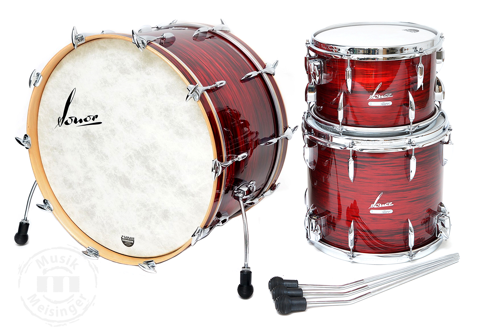 Sonor Vintage 22BD(NM)/13TT/16FT Vintage Red Oyster