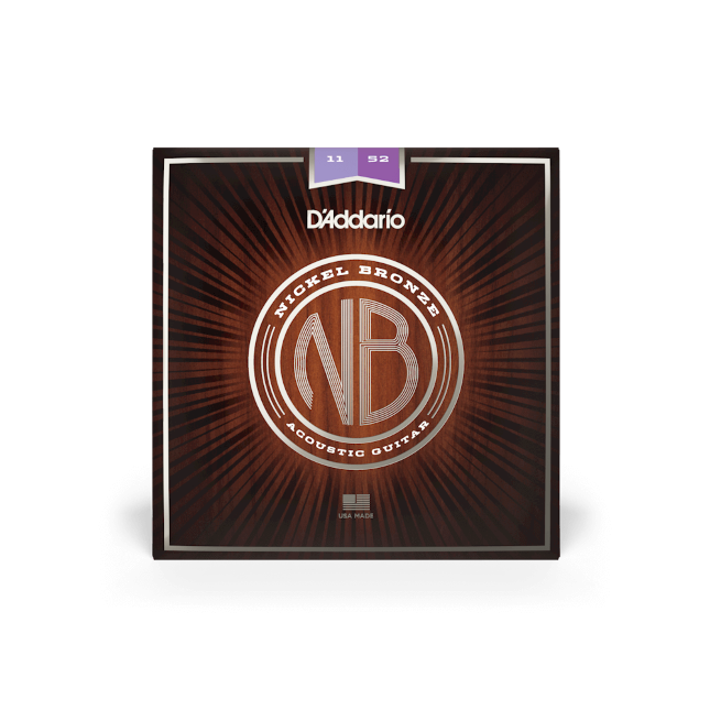 DAddario NB1152 011-052 Nickel Bronze Custom Light