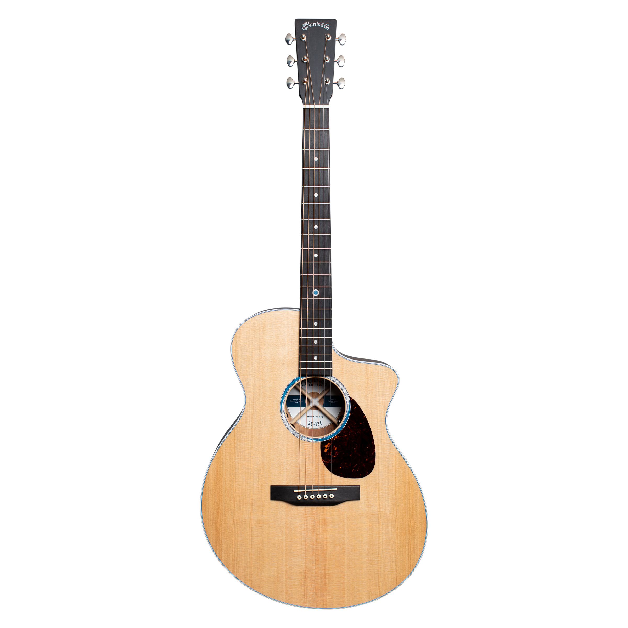 MARTIN GUITARS SC-13E, Koa