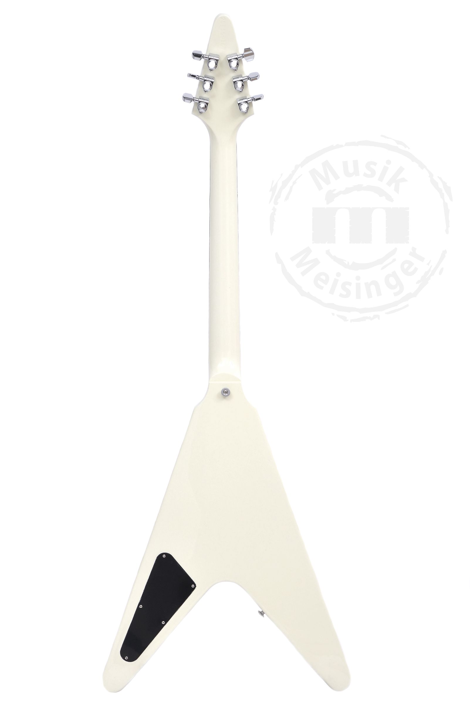 GIBSON 80s Flying V Classic White Exclusive - Handsigniert von Rudolf Schenker