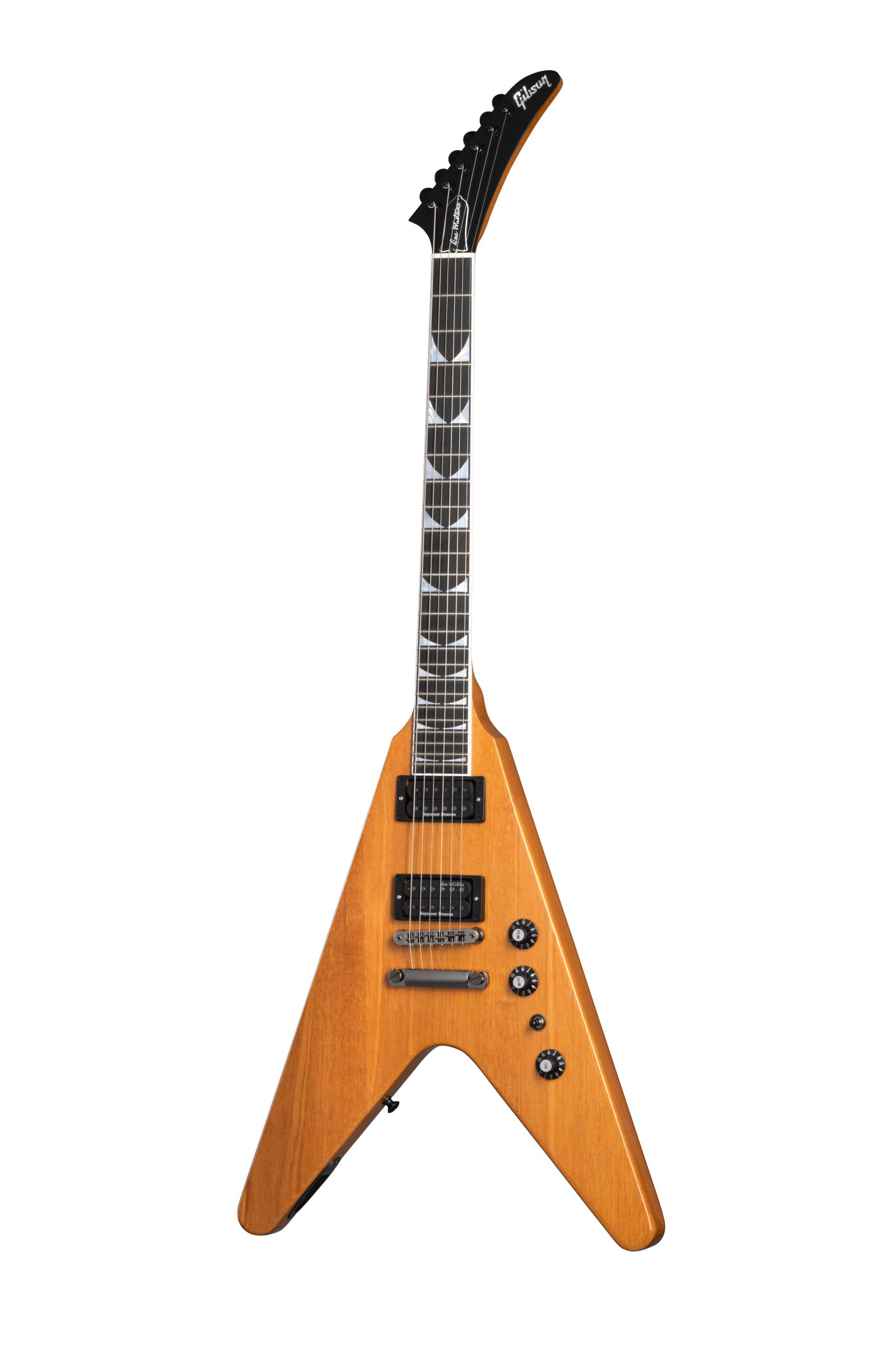 GIBSON Dave Mustaine Flying V EXP Antique Natural