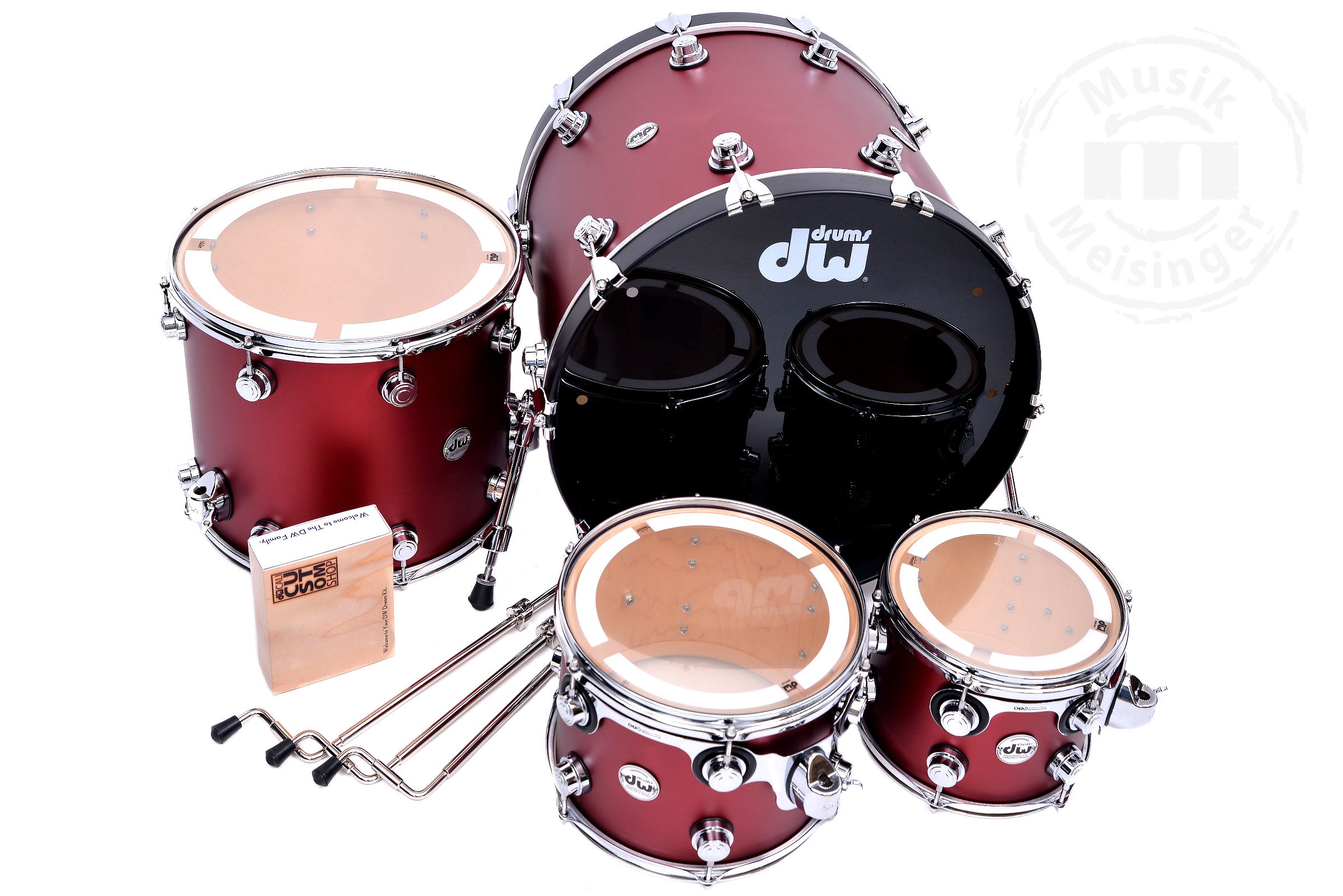 dw Collectors 22B/10T/12T/16F Black Cherry Metallic