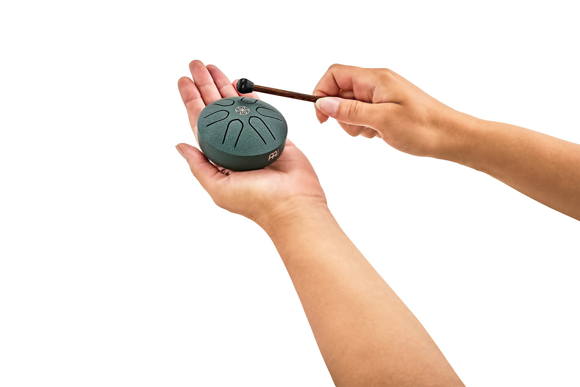 Meinl PSTD4DGGOL Pocket Steel Tongue Drum Gold