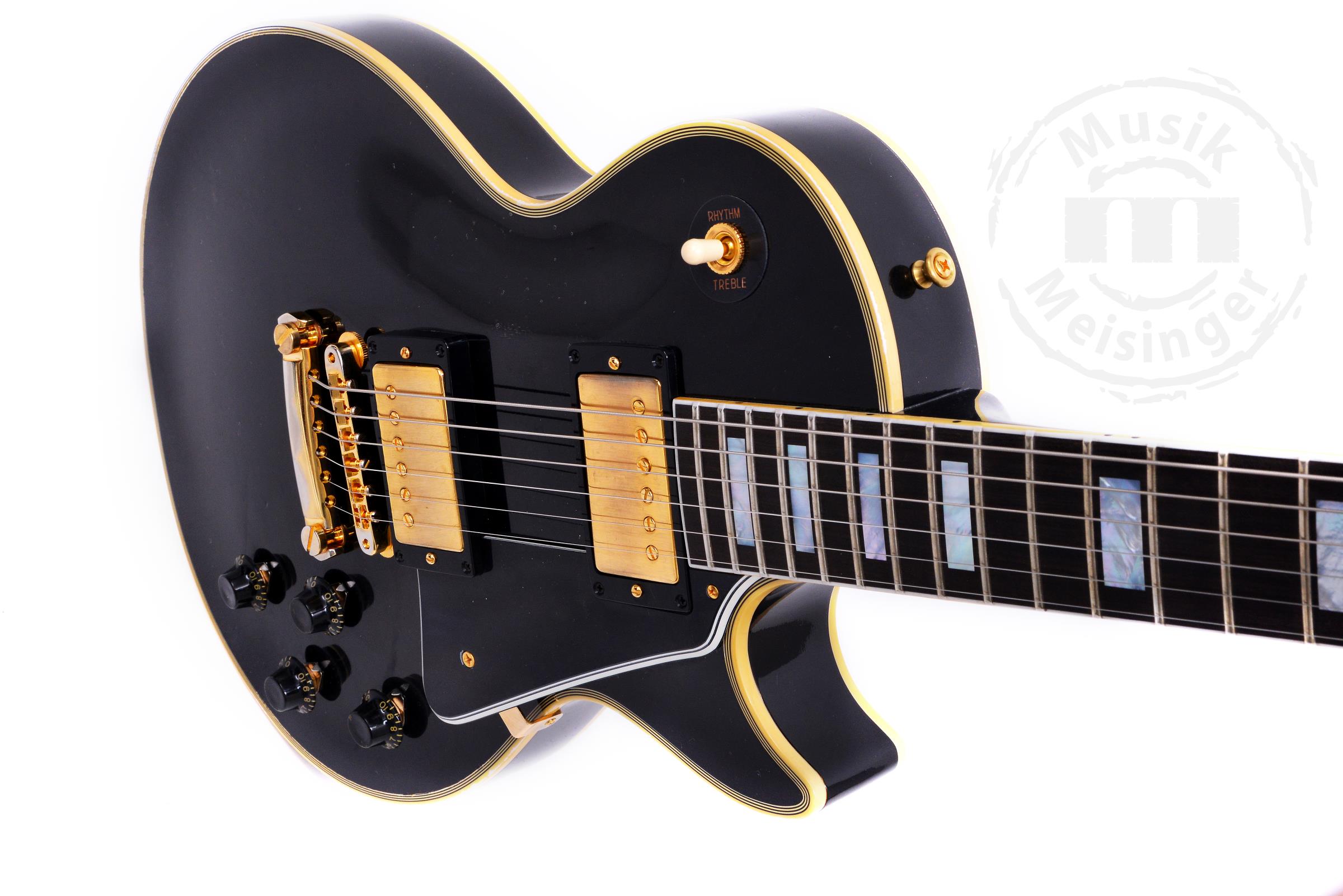 GIBSON 57 Les Paul Custom Ebony Murphy Lab Light Aged GH